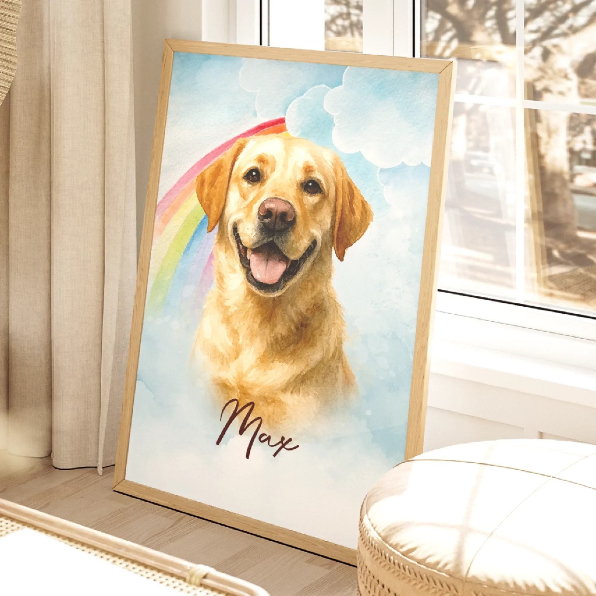 Custom Photo Vertical Poster, Canvas - Personalized Pet Memorial Sympathy Gifts For Dogs, Cats - Sweetest Face, Purest Love - Image 9