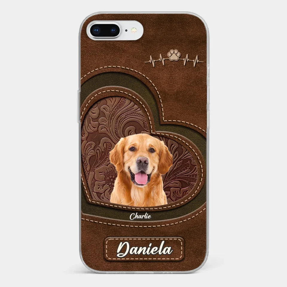 Custom Photo Wagging Tails And Holiday Tales - Dog & Cat Personalized Custom Clear Phone Case - Christmas Gift For Pet Owners, Pet Lovers - Image 3
