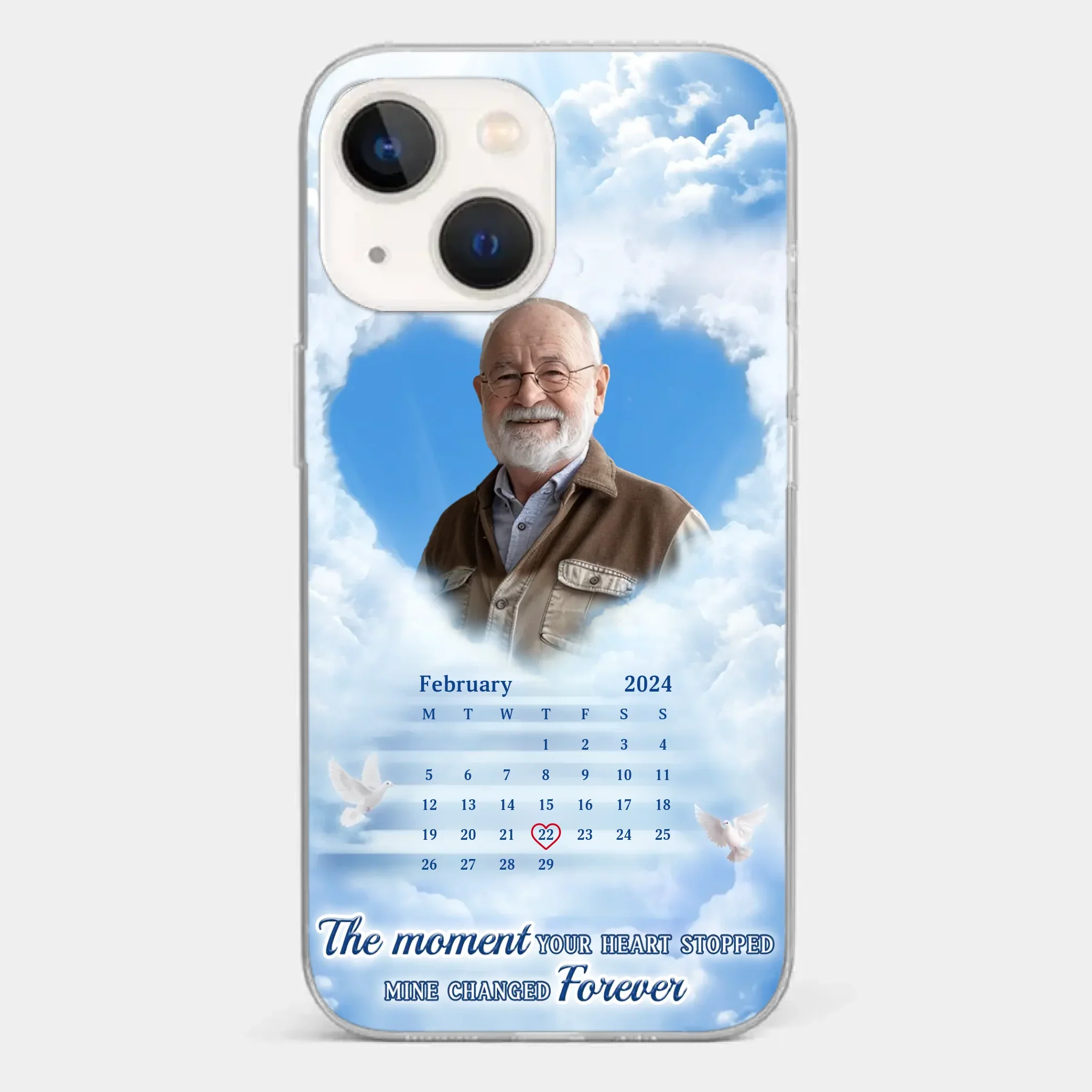 Custom Photo We Carry You With Us Always - Memorial Personalized Custom Clear Phone Case - Sympathy Gift For Family Members - Image 18