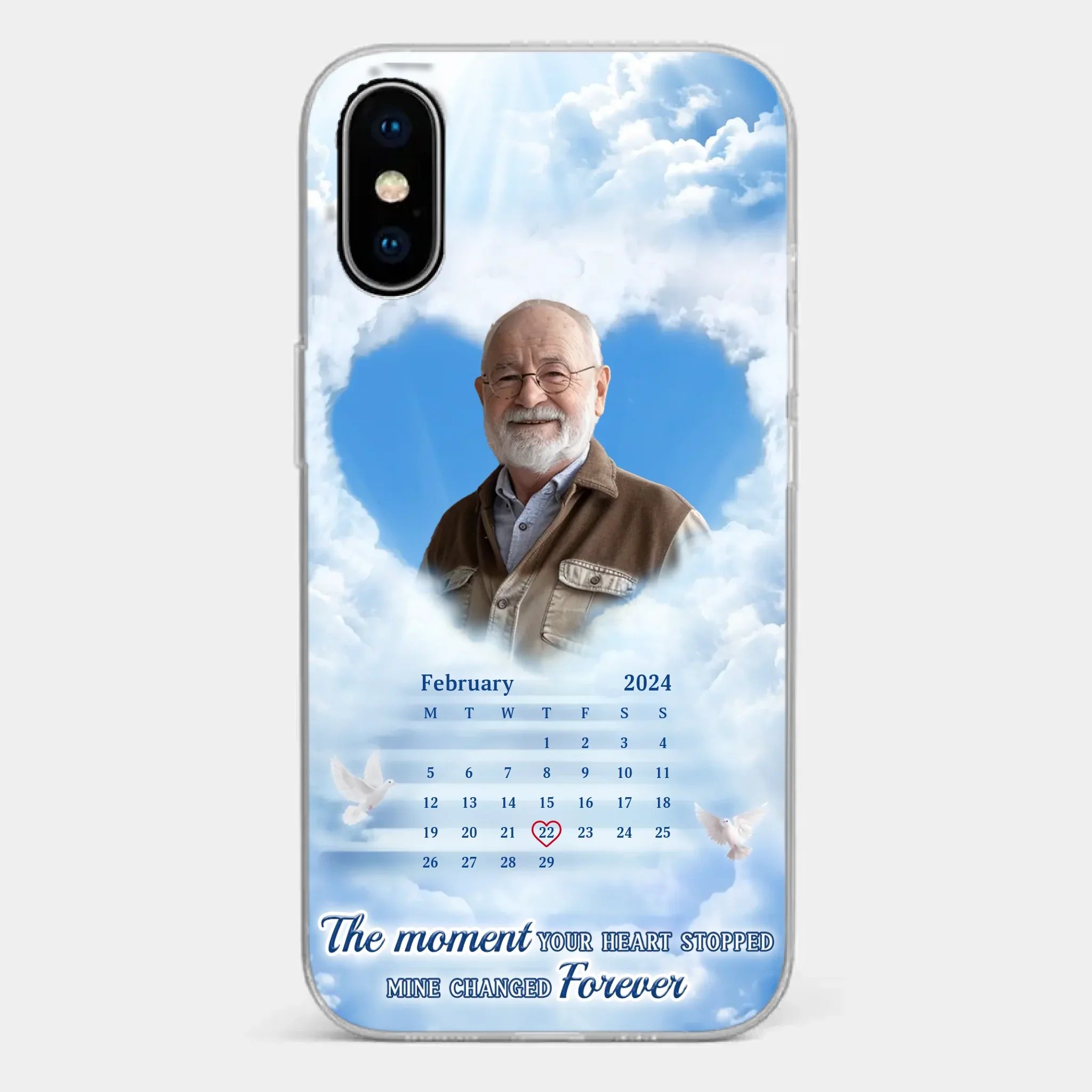 Custom Photo We Carry You With Us Always - Memorial Personalized Custom Clear Phone Case - Sympathy Gift For Family Members - Image 26