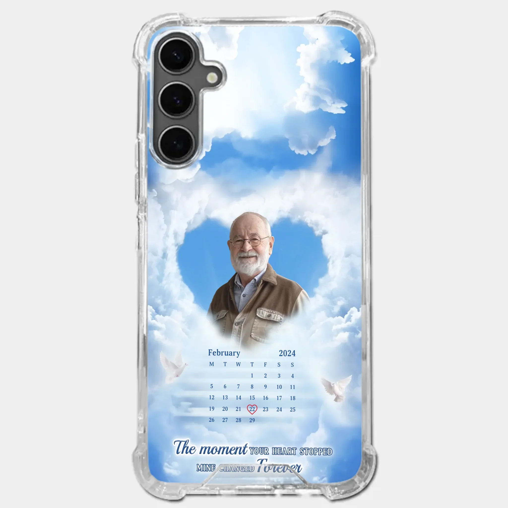 Custom Photo We Carry You With Us Always - Memorial Personalized Custom Clear Phone Case - Sympathy Gift For Family Members - Image 35