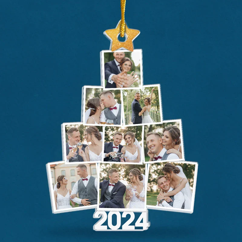 Custom Photo Wedding The Perfect Christmas Tree - Couple Personalized Custom Ornament - Acrylic Custom Shaped - Christmas Gift For Husband Wife, Anniversary, Engagement, Wedding, Marriage Gift - Image 4