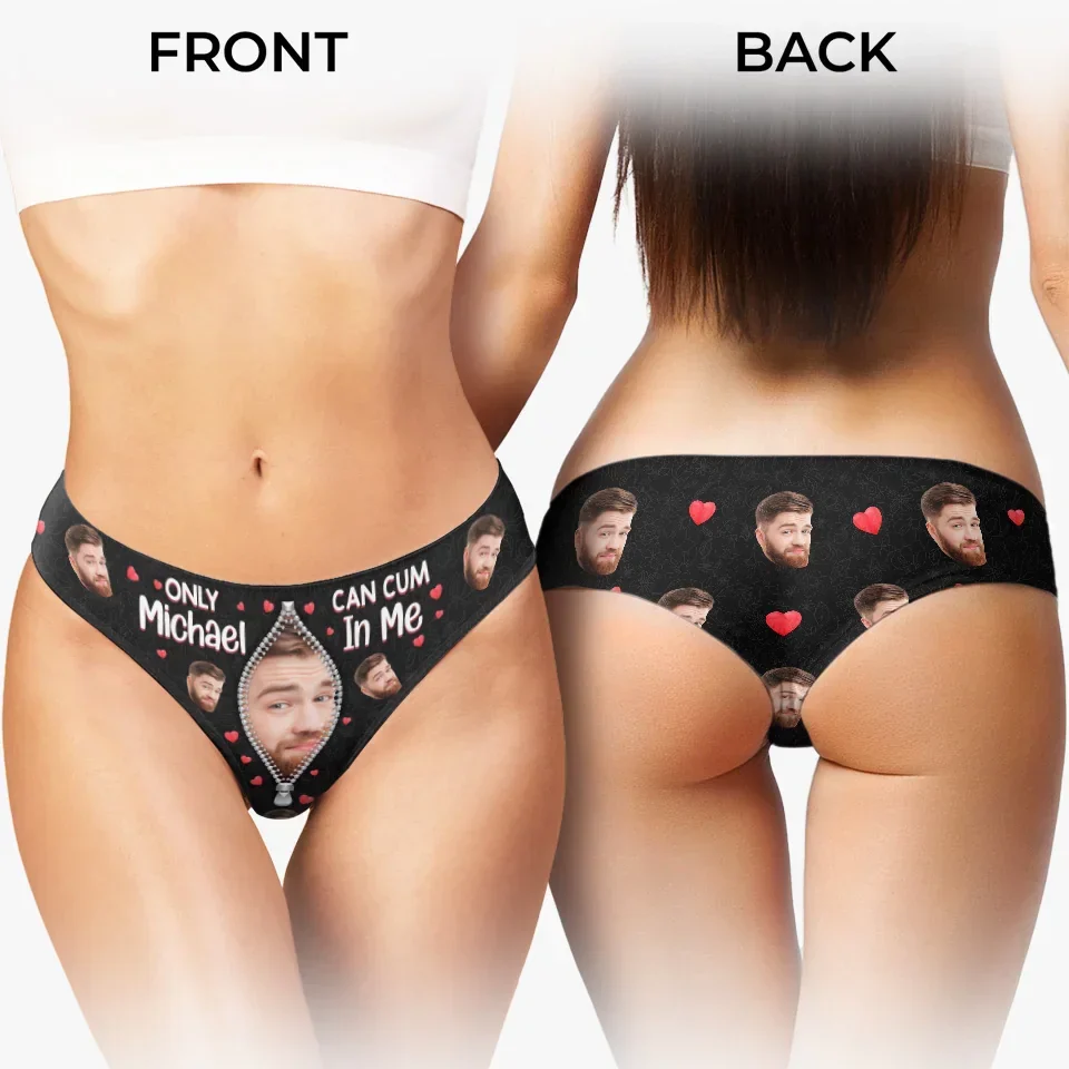 Custom Photo You Are My Missing Piece - Couple Personalized Women Briefs - Gift For Husband Wife, Anniversary - Image 4