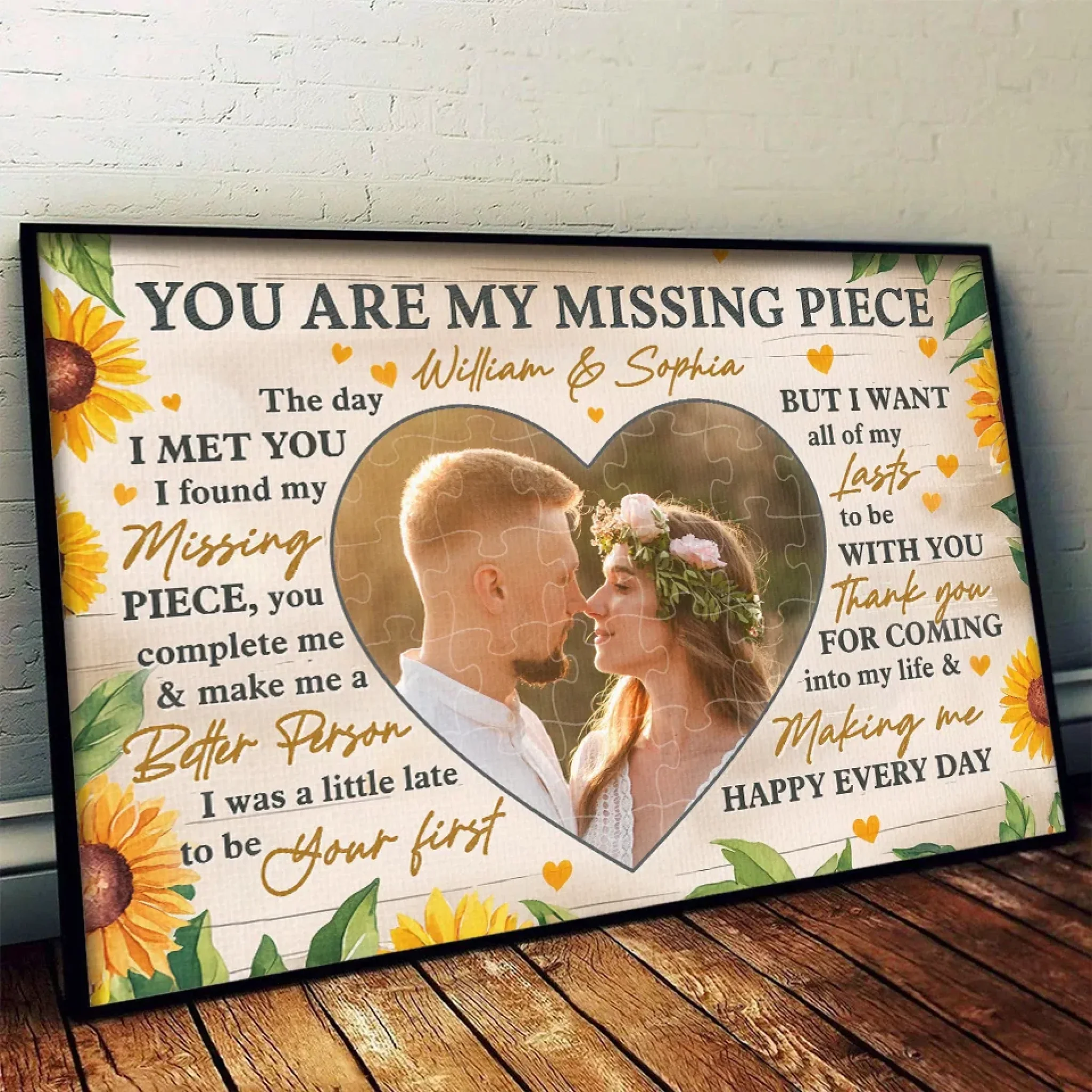 Custom Photo You Are My Perfect Match
- Couple Personalized Custom Horizontal Poster - Gift For Husband Wife, Anniversary - Image 4