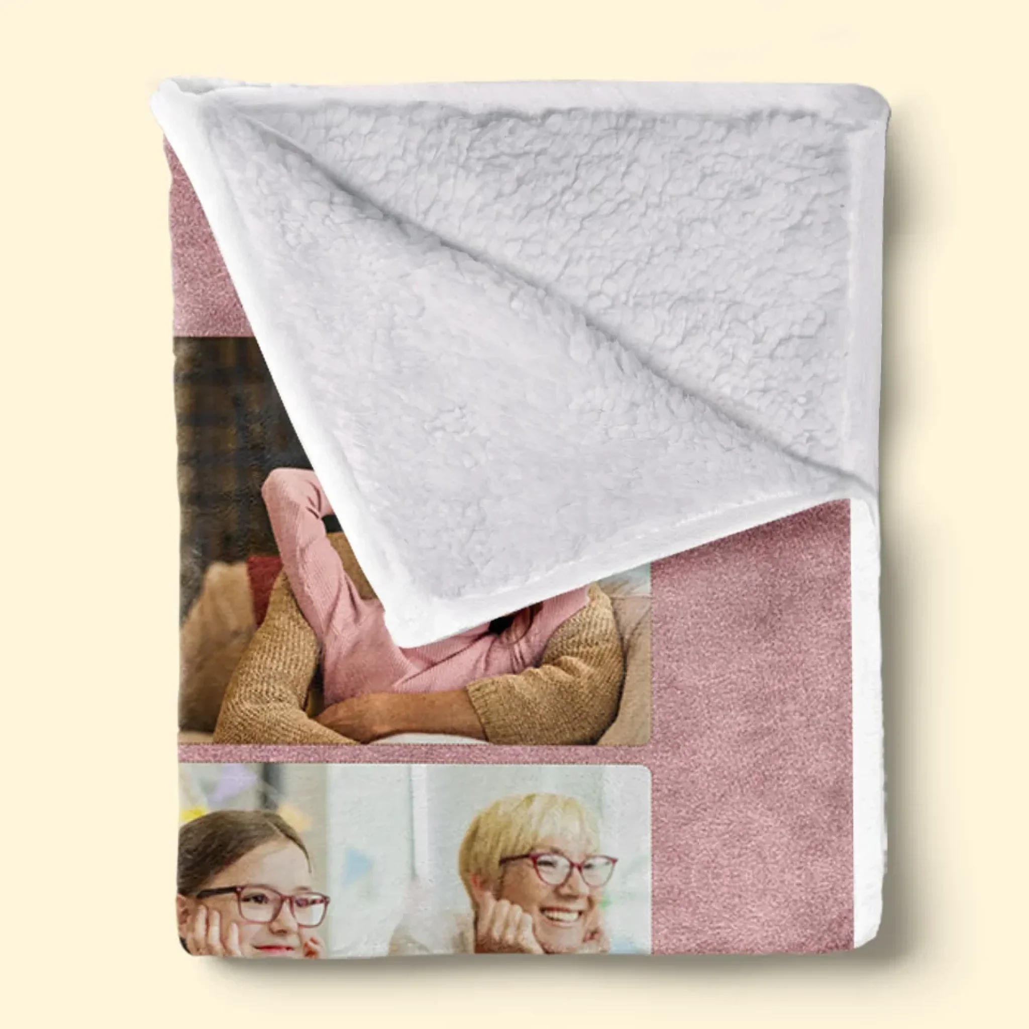 Custom Photo You Are The Heart Of Our Story - Family Personalized Custom Blanket - Gift For Mom, Grandma - Image 4