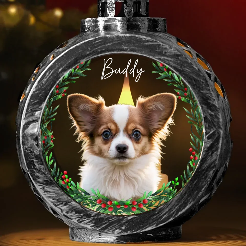Custom Photo You Brought Us Endless Joy - Memorial Personalized Custom Candlelight Lantern Ornament - Sympathy Gift, Christmas Gift For Pet Owners, Pet Lovers - Image 4