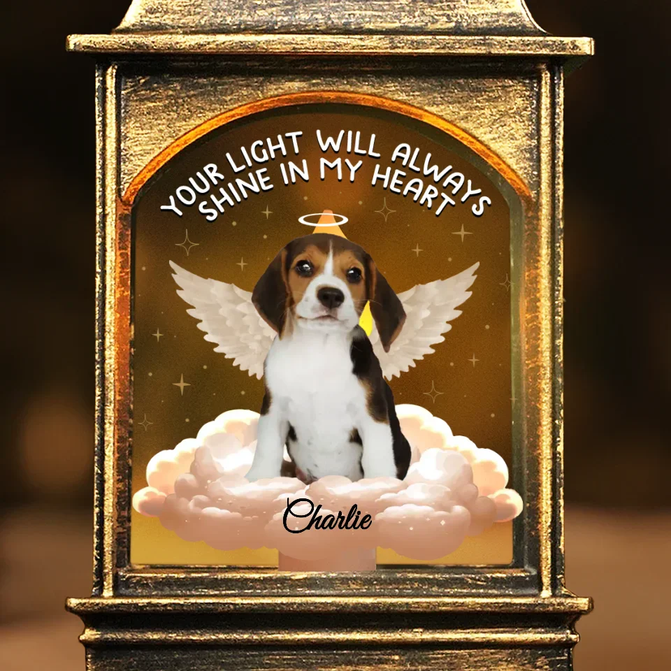 Custom Photo You Were My Favourite Hello And My Hardest Goodbye - Memorial Personalized Custom Christmas Wind Lamp - Sympathy Gift, Christmas Gift For Pet Owners, Pet Lovers - Image 2