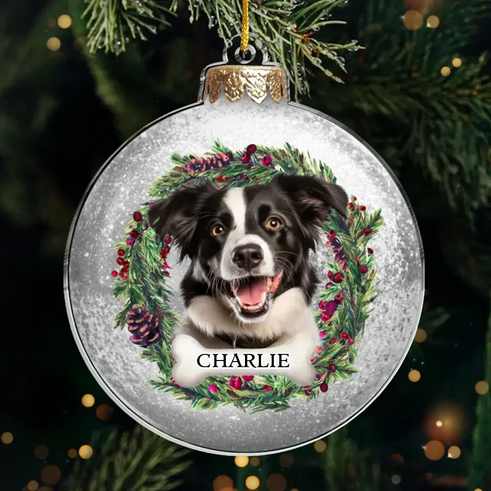 Custom Photo You’ll Always Be With Me In Spirit - Memorial Personalized Custom Ornament - Acrylic Custom Shaped - Sympathy Gift, Christmas Gift For Pet Owners, Pet Lovers - Image 2