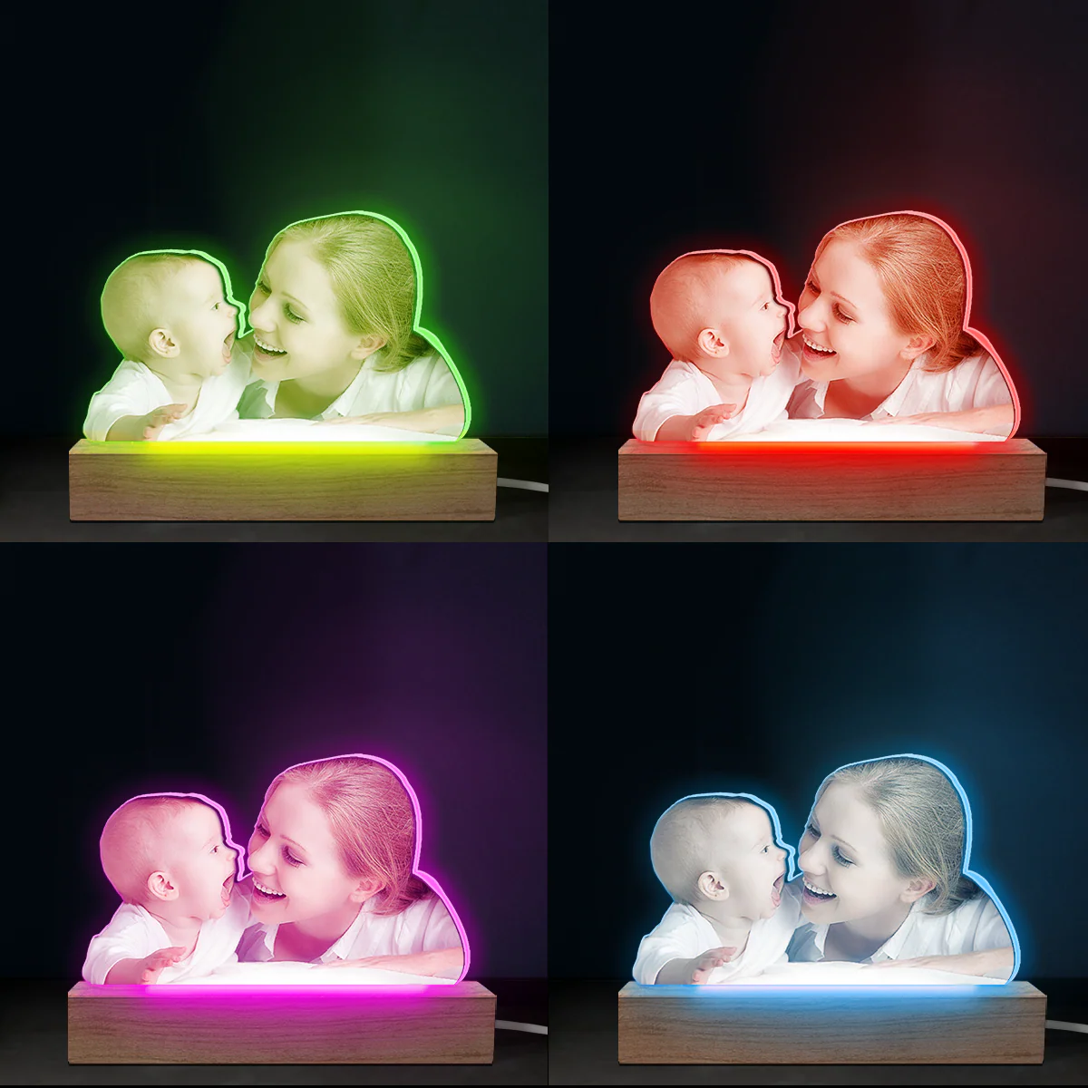 Custom Photo You're Growing Up So Fast - Family Personalized Custom Shaped 3D LED Light - Upload Photo Gift For Kids - Image 4