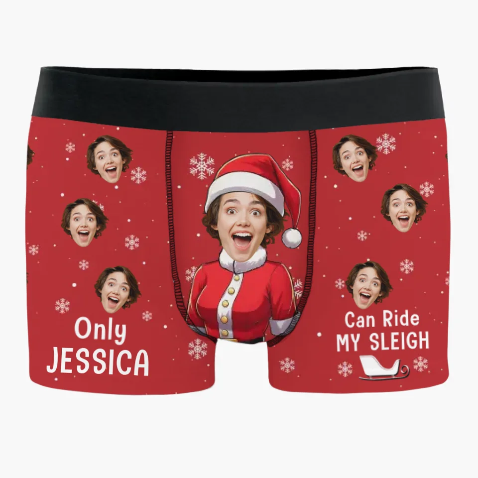 Custom Photo You're My Favorite Distraction - Funny Personalized Custom Boxer Briefs, Men's Boxers - Christmas Gift For Boyfriend, Husband, Anniversary - Image 2