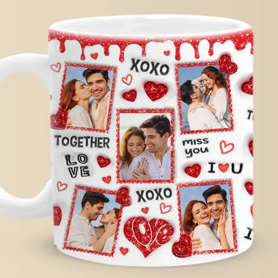Custom Photo You’re My Favorite Notification - Couple Personalized Custom 3D Inflated Effect Printed Mug - Gift For Husband Wife, Anniversary - Image 2
