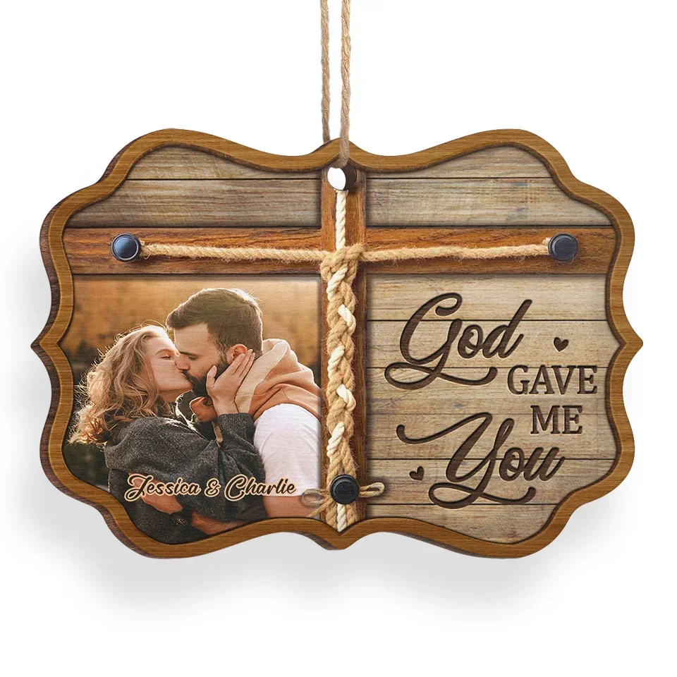 Custom Photo You're My Kind Of Perfect - Couple Personalized Custom Ornament - Wood Benelux Shaped - Christmas Gift For Husband Wife, Anniversary - Image 3