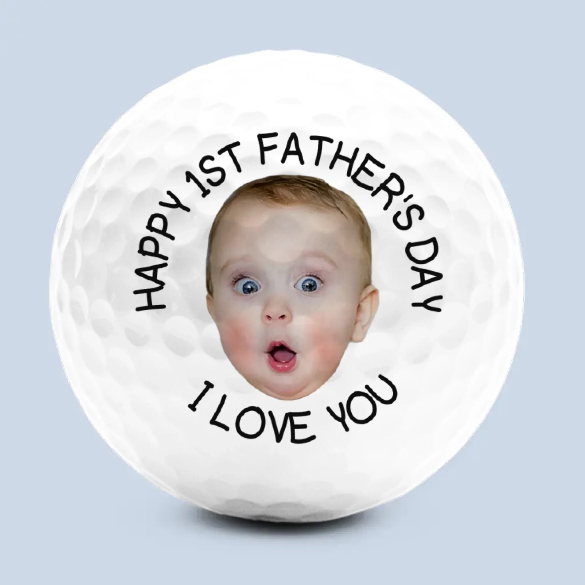 Custom Photo You’re The Best Swing In My Life
 - Family Personalized Custom Golf Ball - Father's Day,  Gift For Sport Lovers, Sport Players, Dad, Grandpa - Image 2