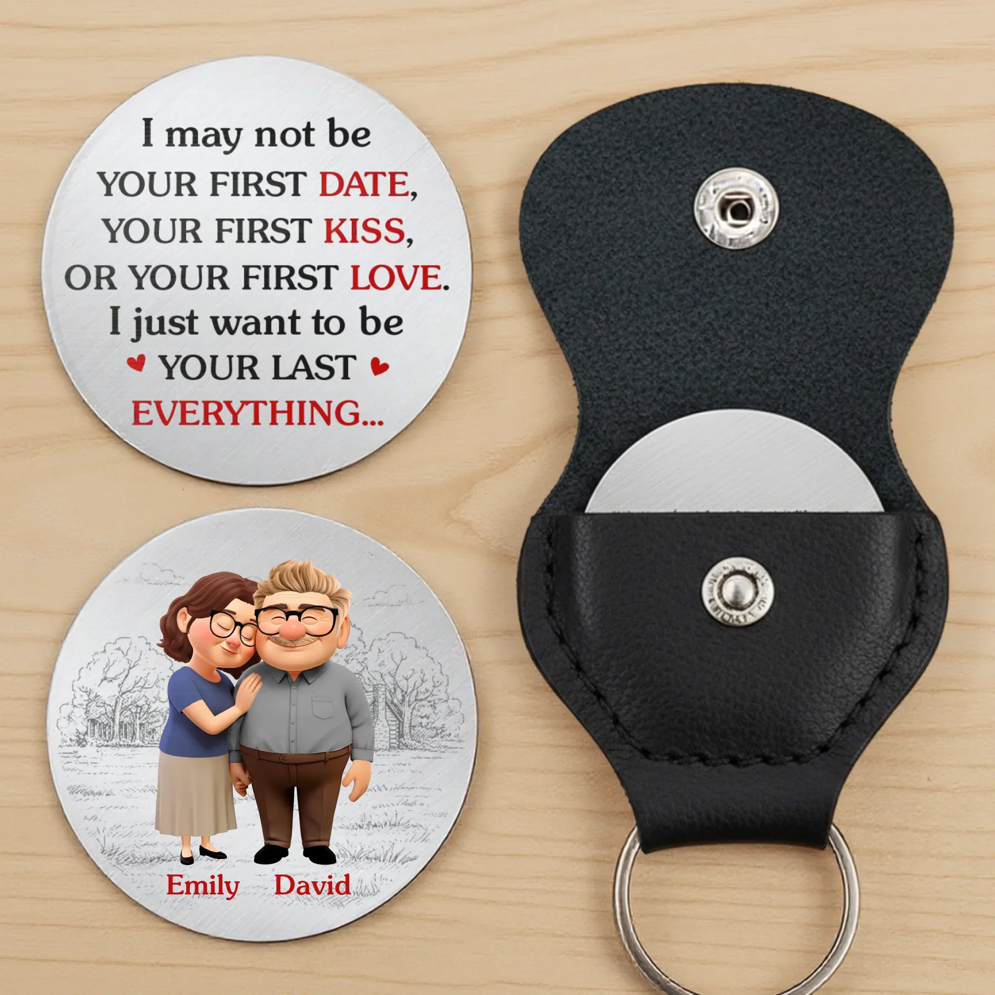 Custom Pocket Hug - Personalized Anniversary Wedding Gifts For Husband And Wife, Him And Her - See Yourself Through My Eyes - Image 3
