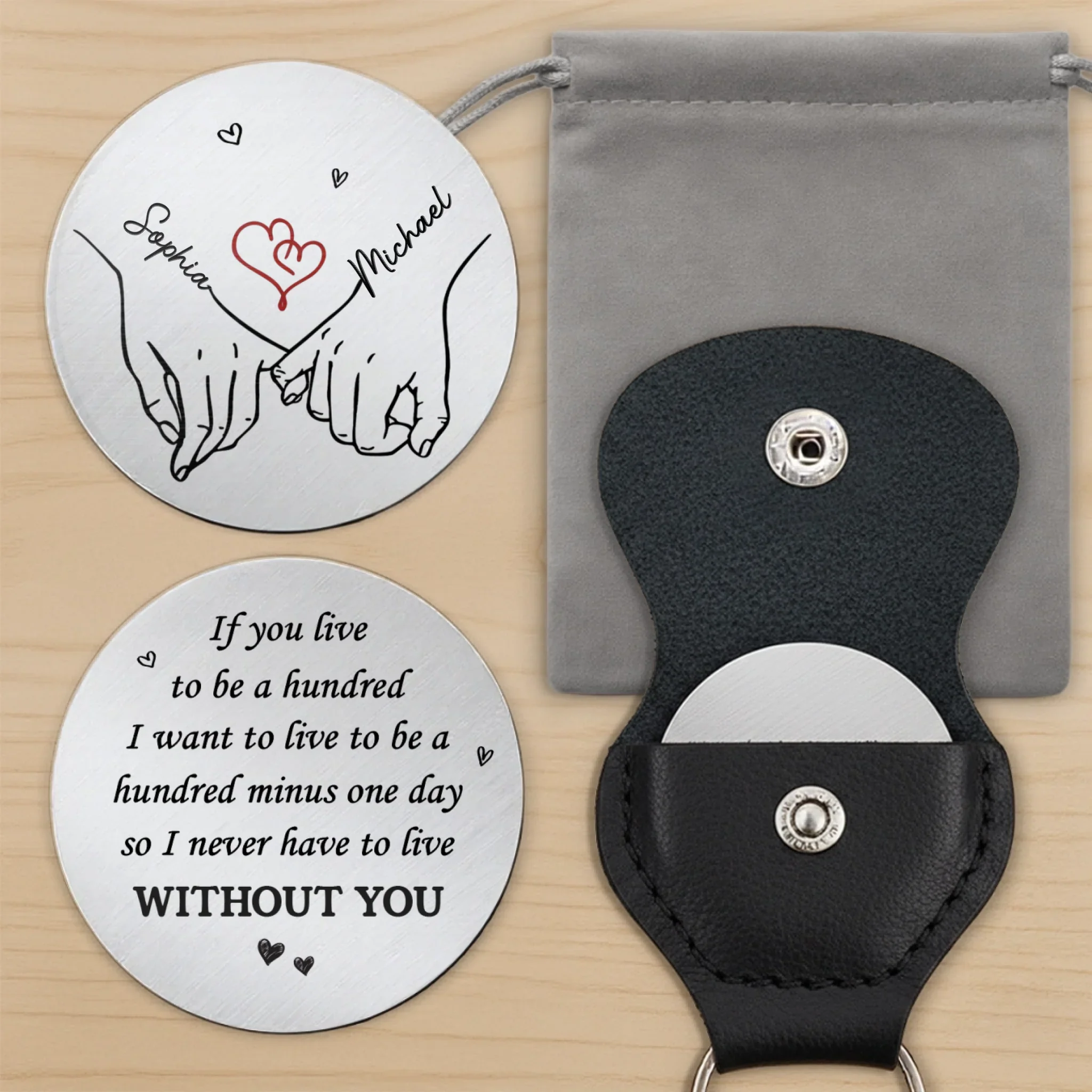 Custom Pocket Hug - Personalized Anniversary Wedding Gifts For Husband And Wife, Him And Her - You Are My Soft Place - Image 11