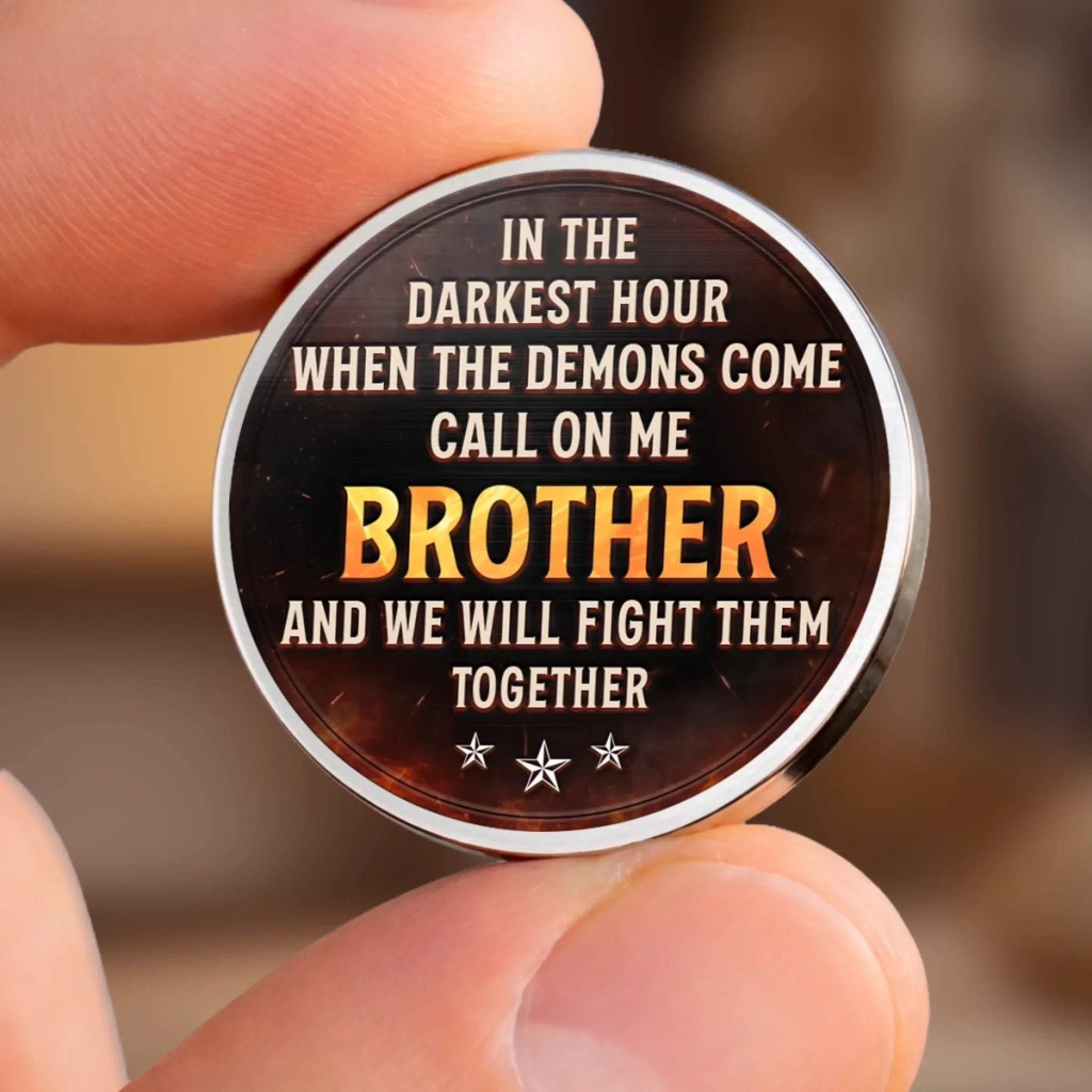 Custom Pocket Hug - Personalized Birthday Gifts For Brother - Bound To Be Brothers - Image 7