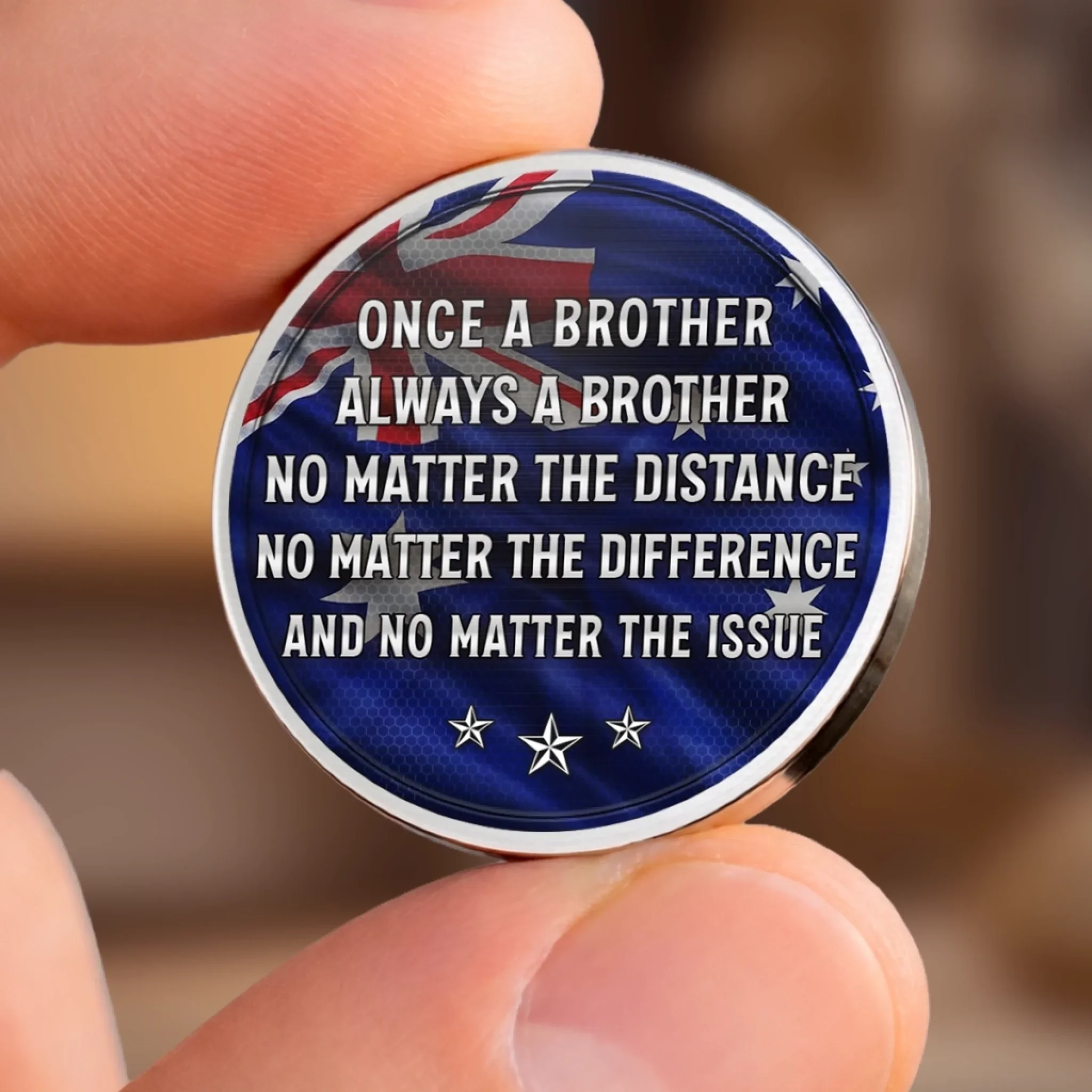 Custom Pocket Hug - Personalized Birthday Gifts For Brother - Brotherhood Forever - Image 10