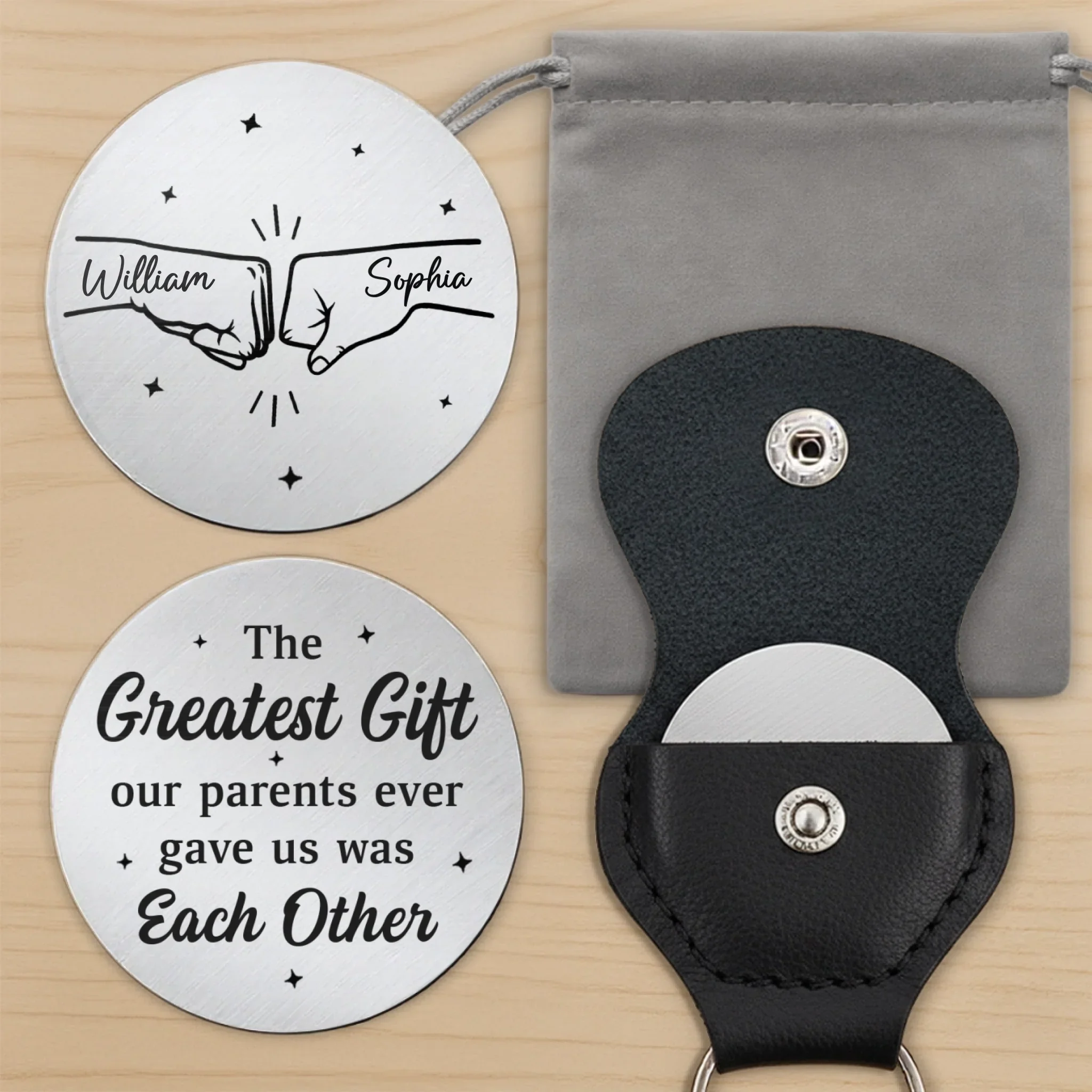 Custom Pocket Hug - Personalized Birthday Gifts For Brother, Sister - Sibling Love Runs Deep - Image 11
