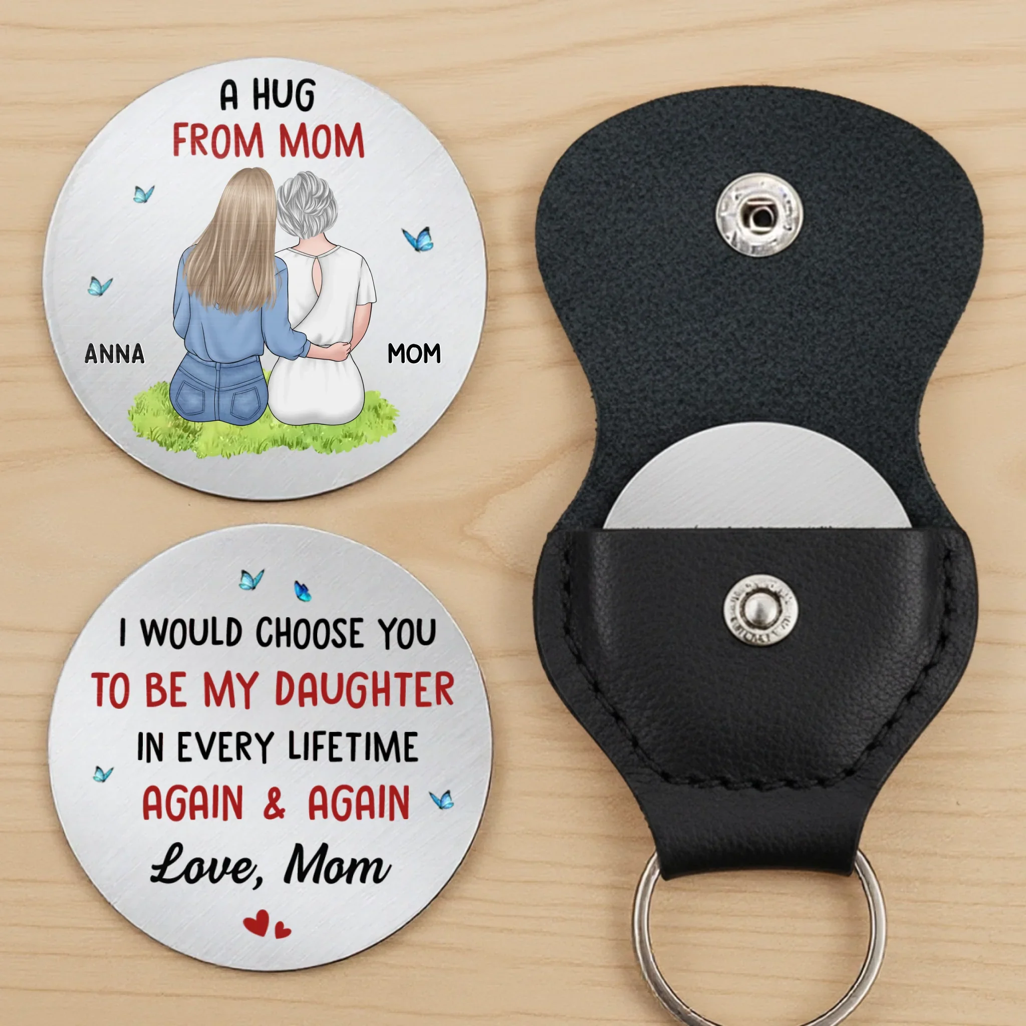 Custom Pocket Hug - Personalized Birthday Gifts For Daughter - The Best Kind Of Love - Image 3