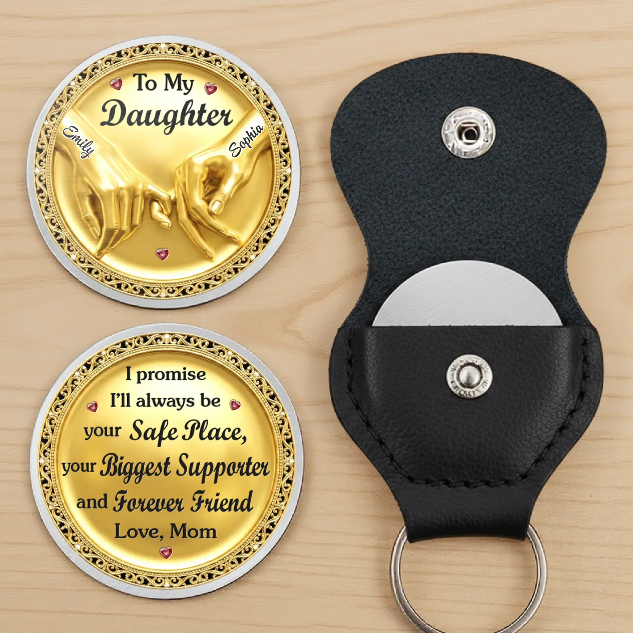 Custom Pocket Hug - Personalized Birthday Gifts For Daughter - Your Biggest Supporter - Image 3
