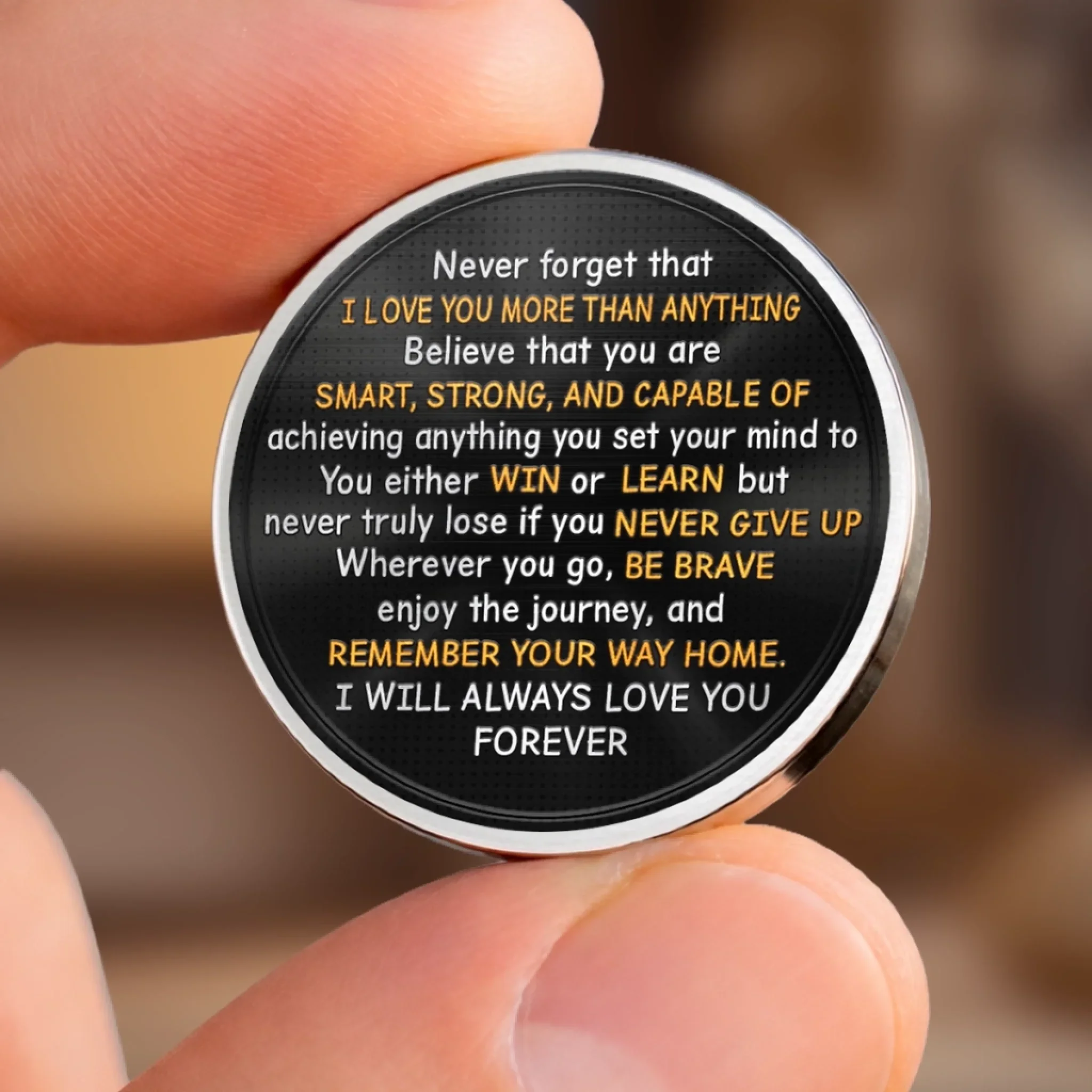 Custom Pocket Hug - Personalized Birthday Gifts For Mom, Son - Forever Your Little Boy - Image 10