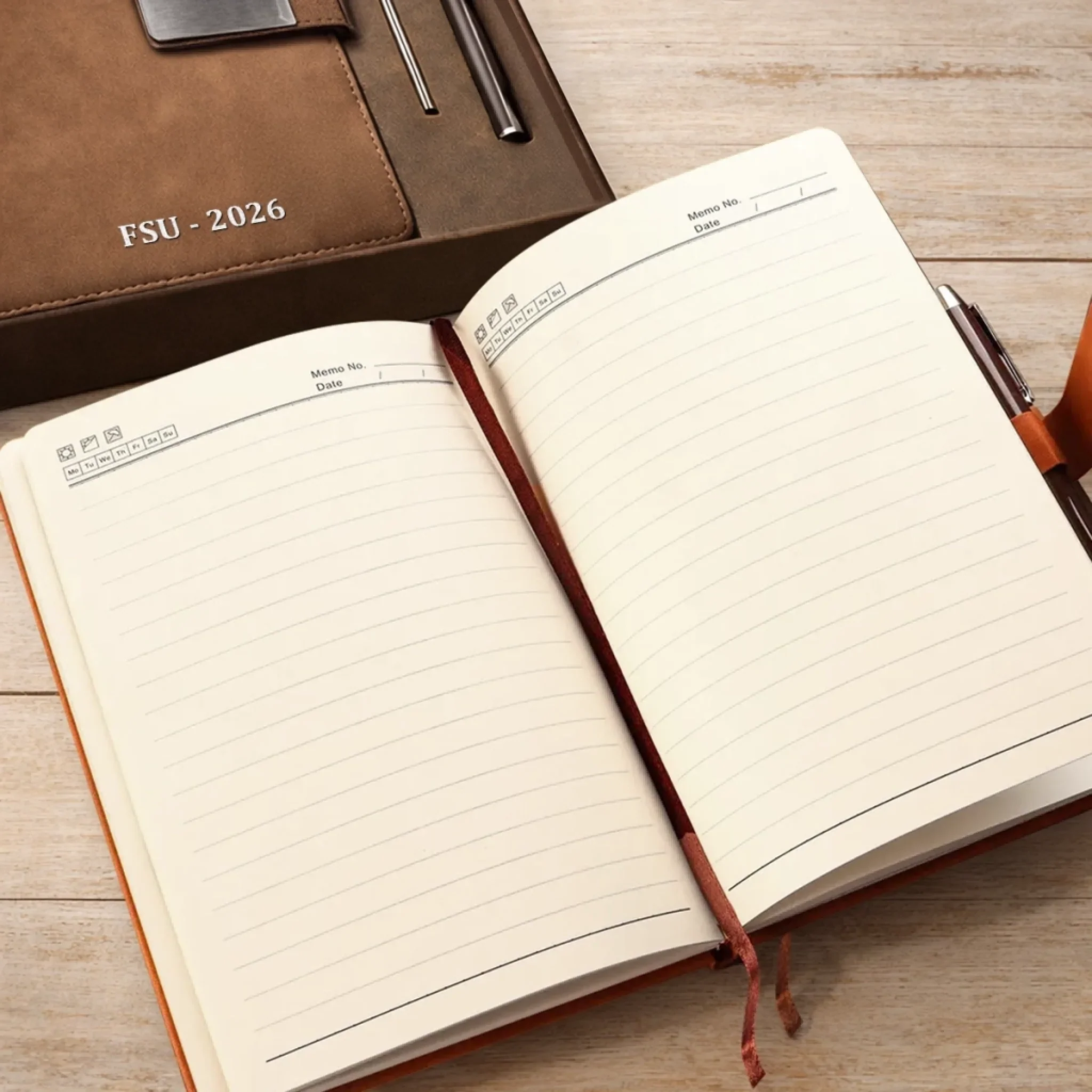 Custom PU Leather Notebook - Personalized Graduation Gifts For Him, Her - Success Starts With A Dream - Image 6