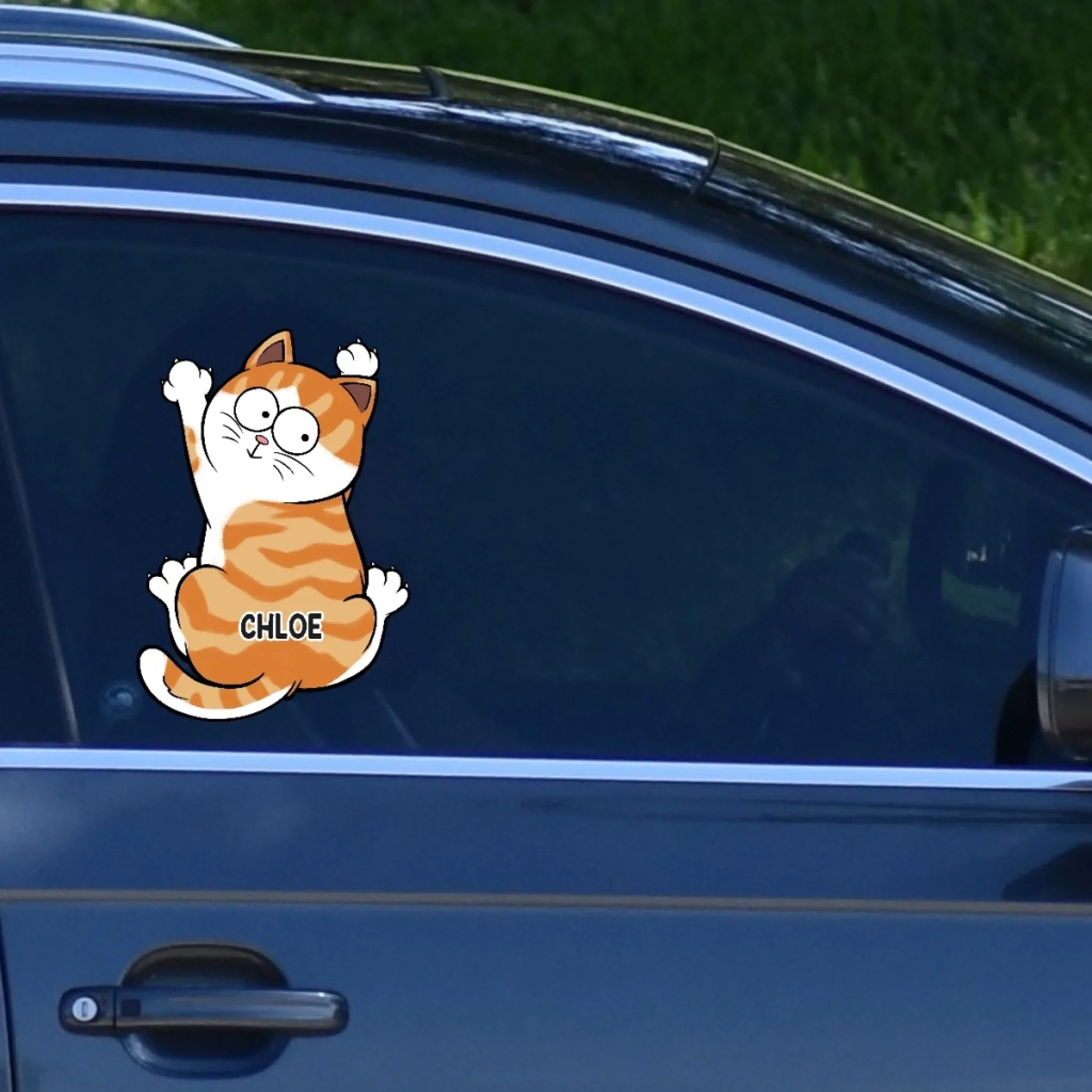 Custom RV Decal - Personalized Birthday Gifts For Cat Lovers, Cat Mom And Dad - Paw Prints And Cat Claws - Image 3