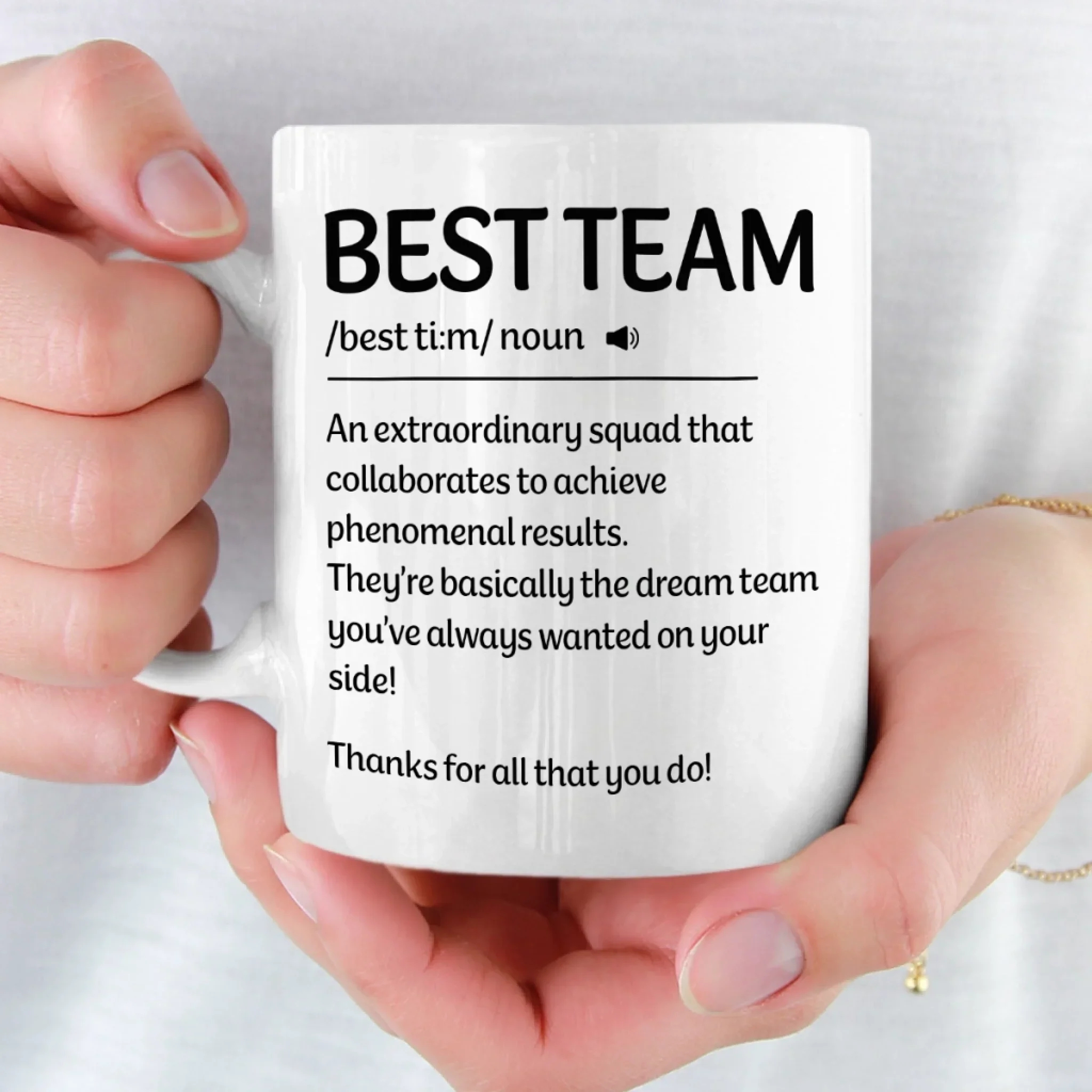 Custom Scrabble Mug - Personalized Birthday Gifts For Coworker, Work Bestie - Workdays Are Better With You - Image 5