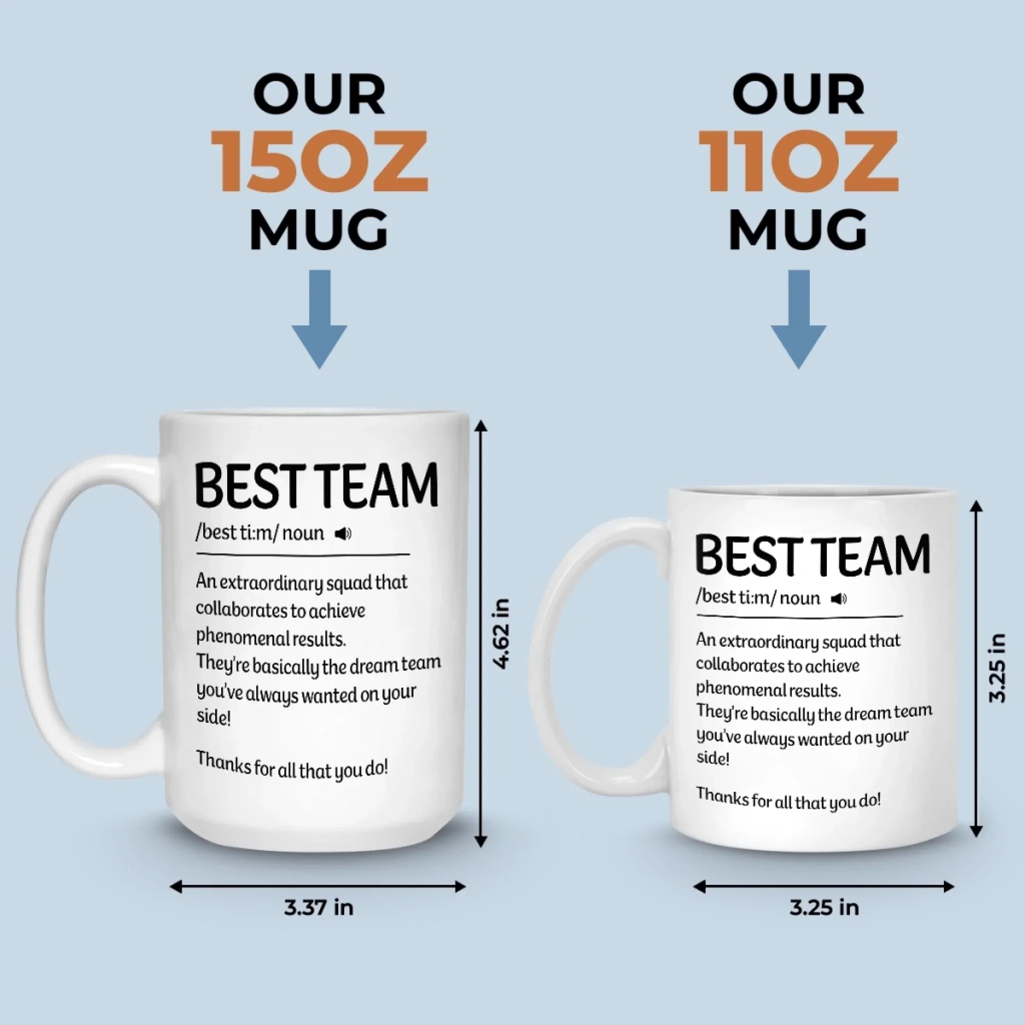 Custom Scrabble Mug - Personalized Birthday Gifts For Coworker, Work Bestie - Workdays Are Better With You - Image 6