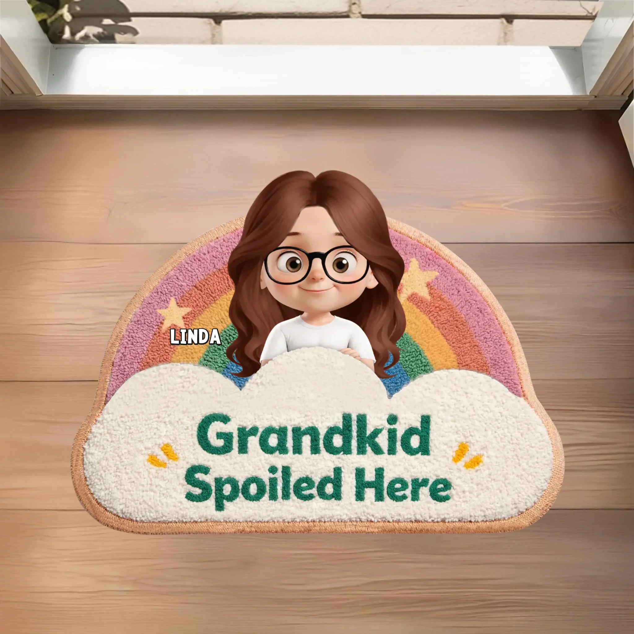 Custom Shaped Doormat - Personalized Mother's Day Birthday Gifts For Mom, Grandma - Love Beyond Measure - Image 2