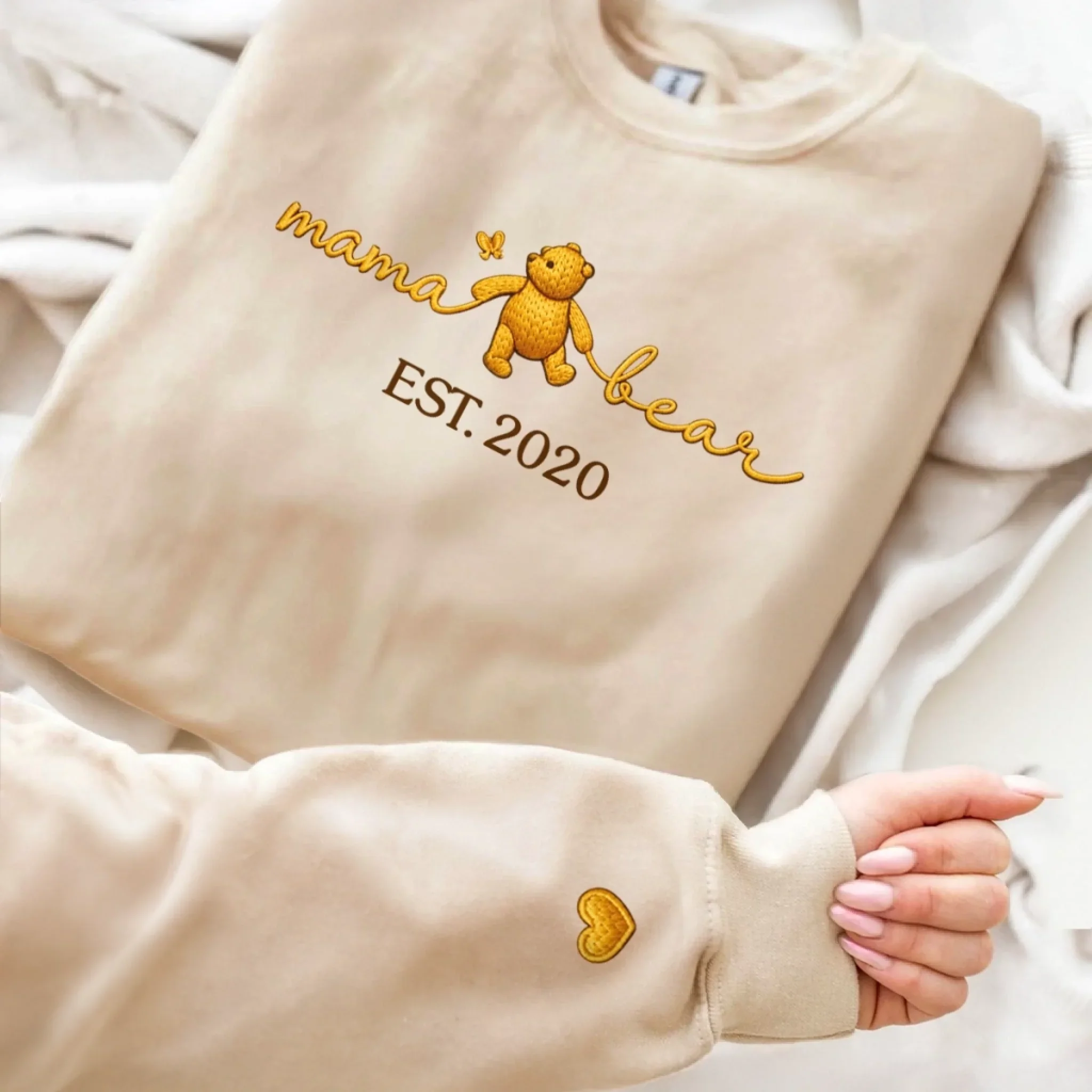 Custom Unisex Sweater, Hoodie - Personalized Mother's Day Birthday Gifts For Mom, Grandma - Mama, My Favorite Title - Image 5