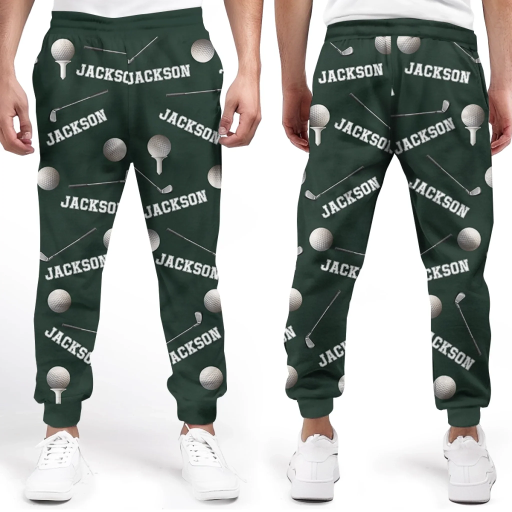 Custom Unisex Sweatpants - Personalized Christmas Birthday Golf Gifts For Men, Women - Game On Always - Image 4
