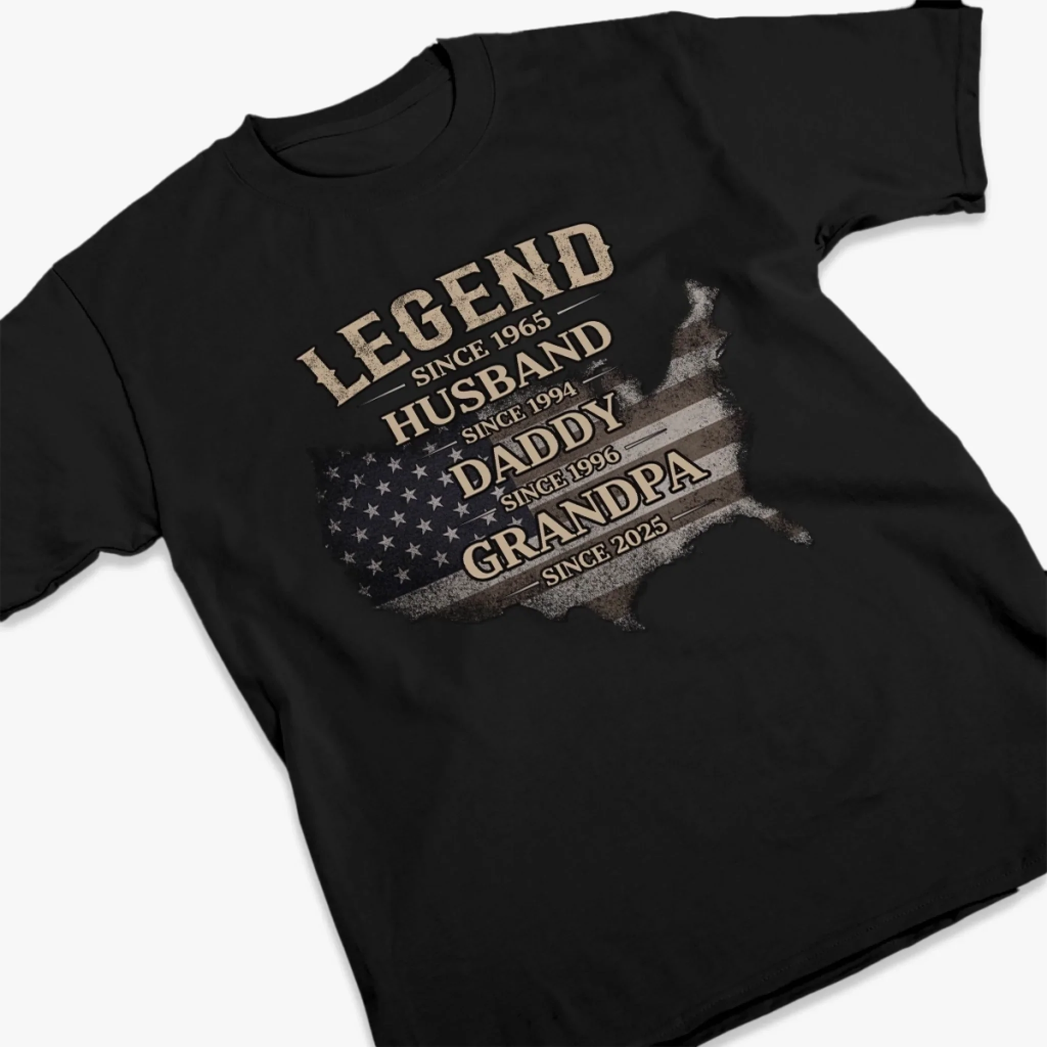 Custom Unisex T-shirt, Premium T-shirt, Hoodie - Personalized 4th Of July Gifts For Dad, Grandpa, Husband - Home Of The Brave - Image 4