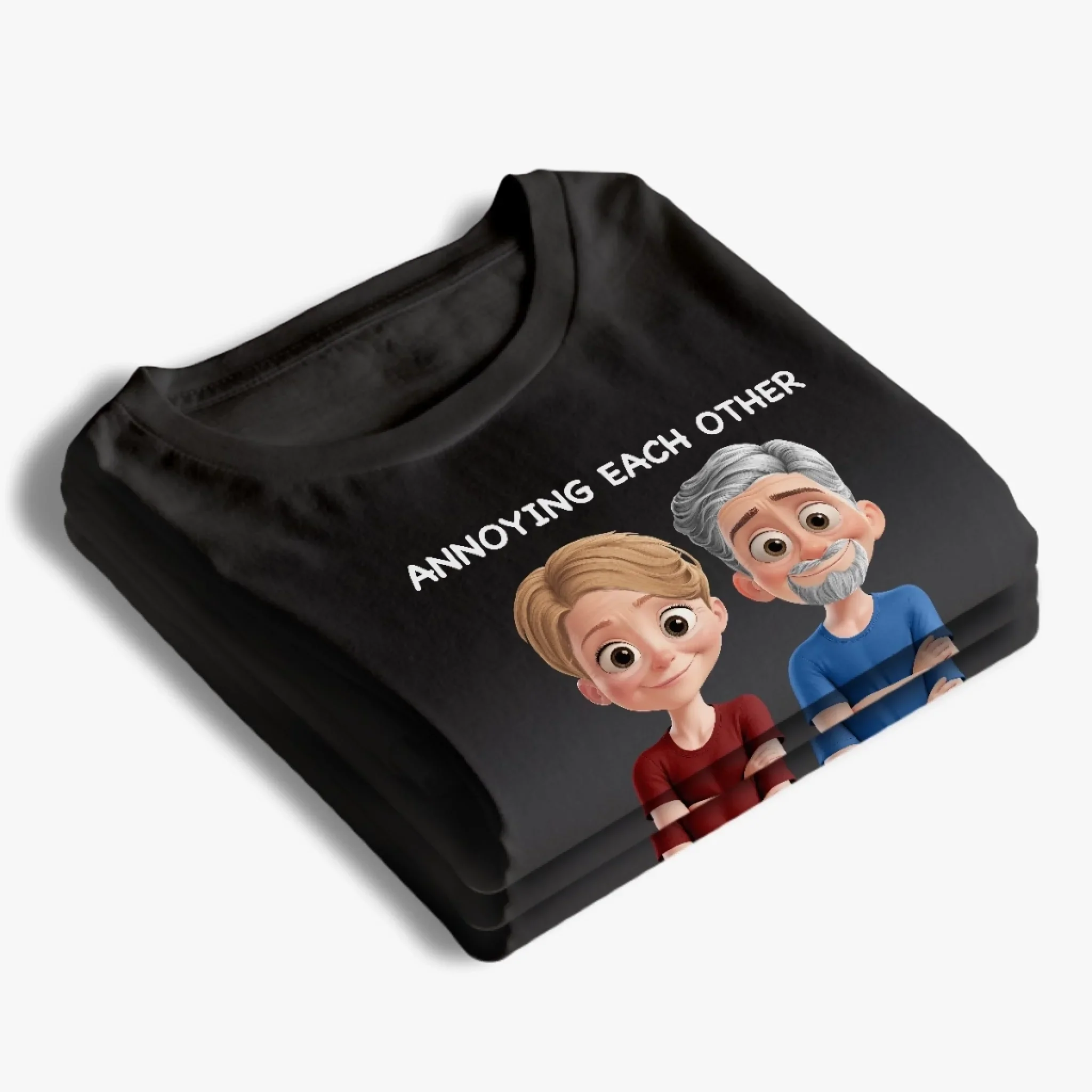Custom Unisex T-shirt, Premium T-shirt, Hoodie - Personalized Anniversary Wedding Gifts For Husband And Wife, Him And Her - Growing Old, Never Growing Apart - Image 4