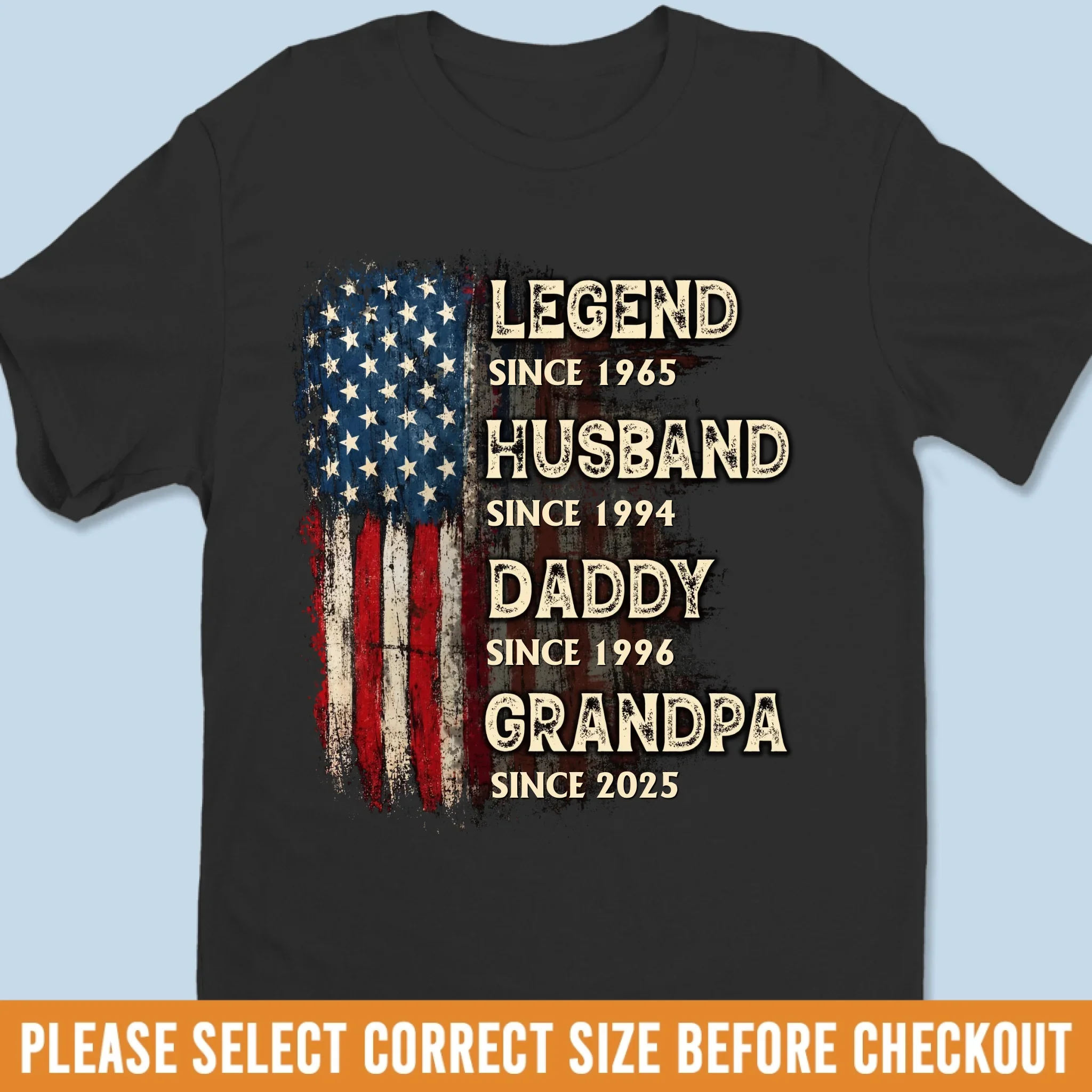 Custom Unisex T-shirt, Premium T-shirt, Hoodie - Personalized Birthday Gifts For Dad, Grandpa, Husband - Not Older Just Better - Image 6