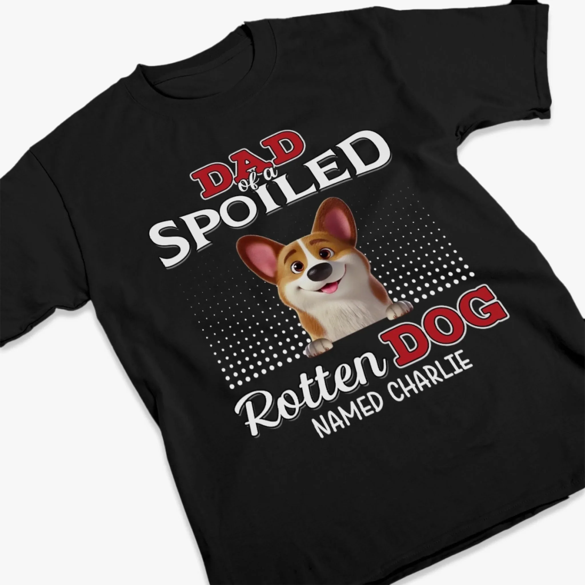 Custom Unisex T-shirt, Premium T-shirt, Hoodie - Personalized Birthday Gifts For Dog Lovers, Dog Dad And Mom - Love You More Than Treats - Image 3