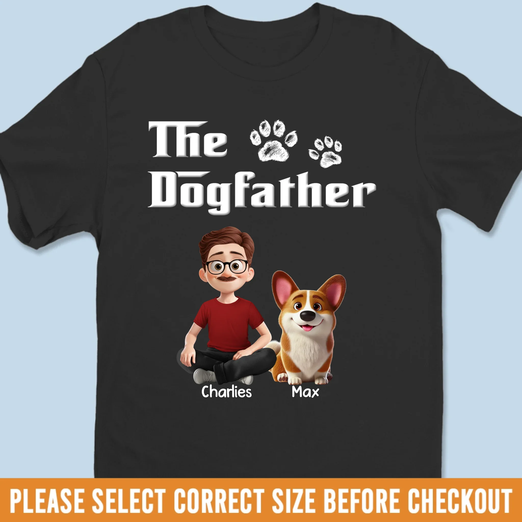 Custom Unisex T-shirt, Premium T-shirt, Hoodie - Personalized Birthday Gifts For Dog Lovers, Dog Dad And Mom - Master Of Mutts - Image 2