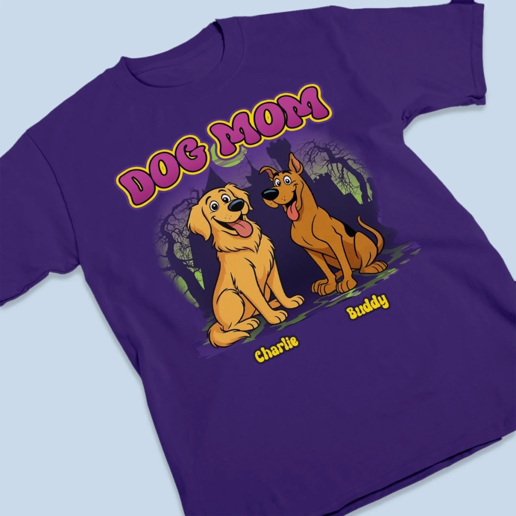 Custom Unisex T-shirt, Premium T-shirt, Hoodie - Personalized Halloween Birthday Gifts For Dog Lovers, Dog Dad And Mom - Witch Better Have My Treats - Image 4