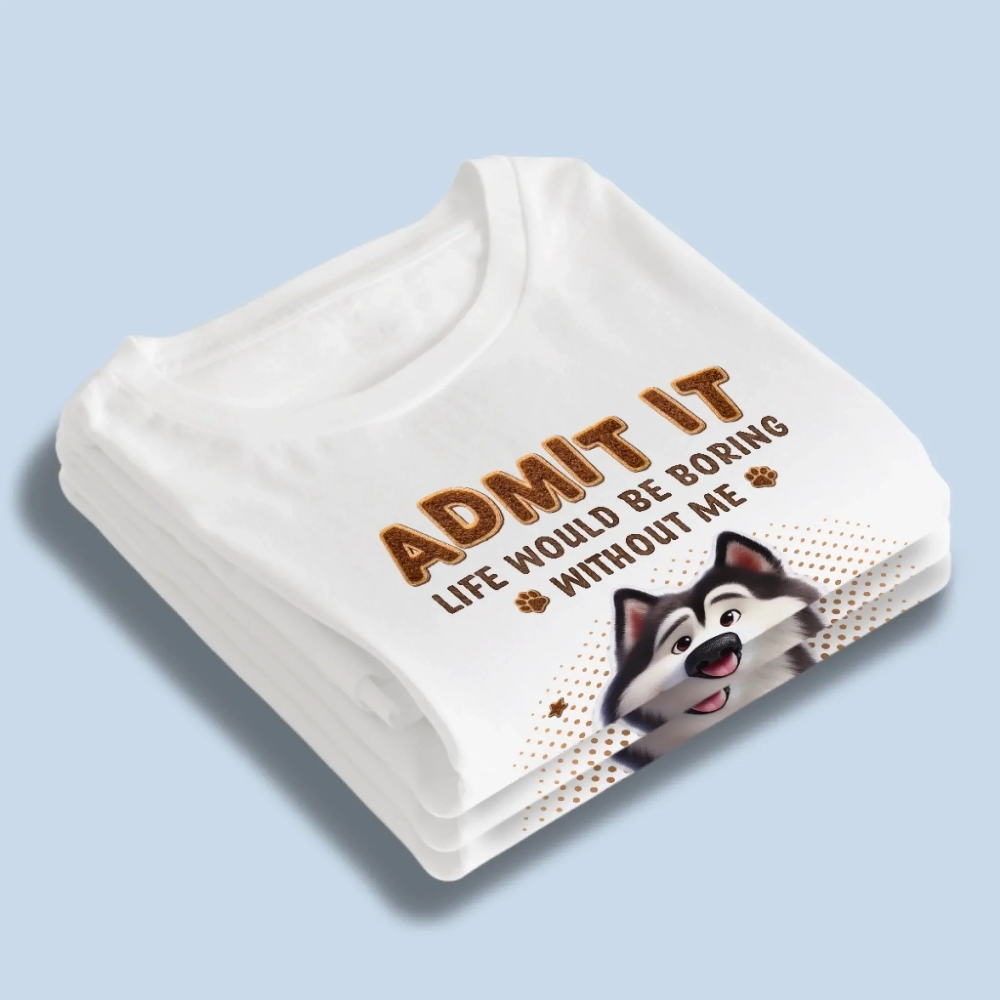 Custom Unisex T-shirt, Premium T-shirt, Hoodie - Personalized Mother's Day Birthday Gifts For Dog Cat Lovers, Dog Dad And Mom, Cat Owners - A Daily Dose Of Furry Attitude - Image 3