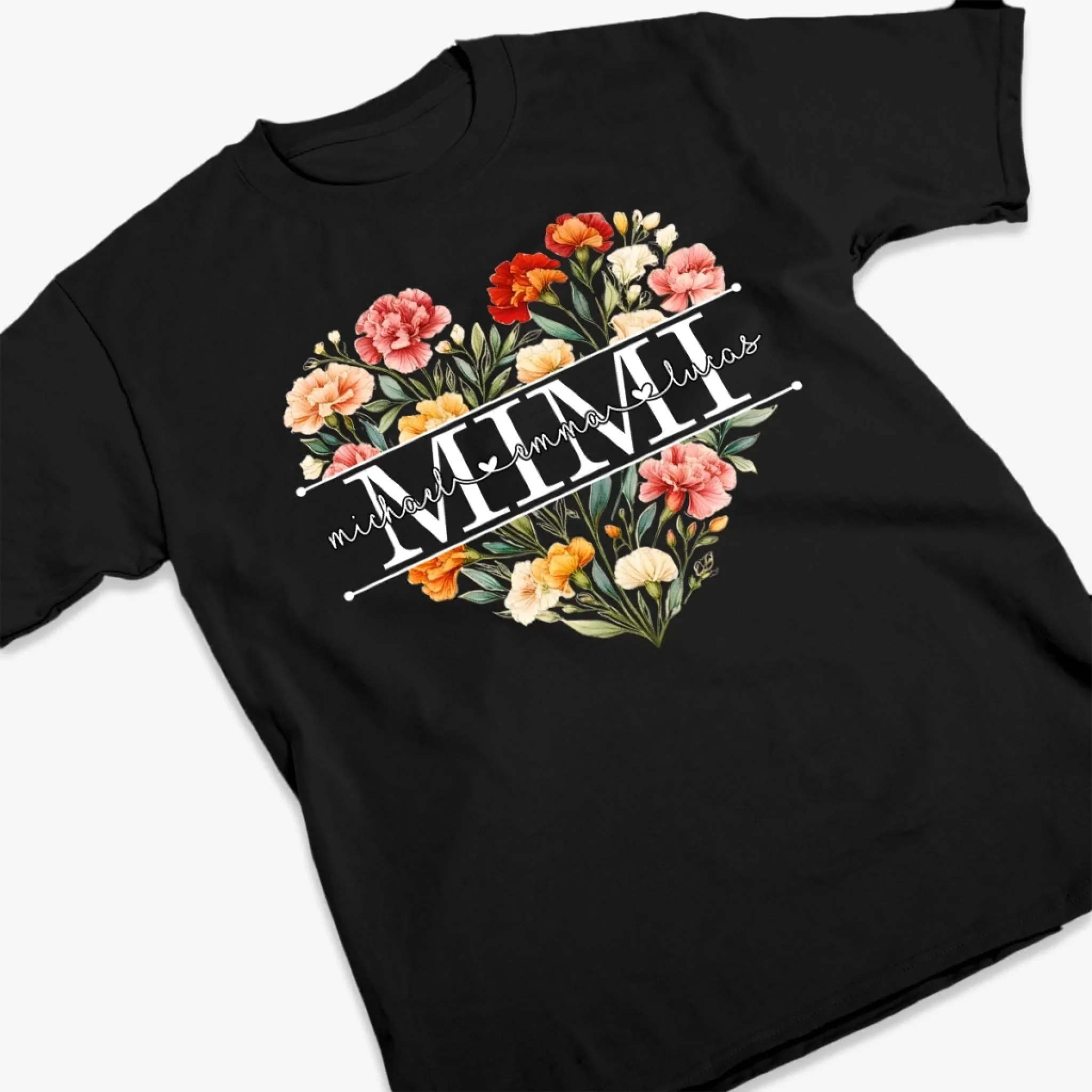 Custom Unisex T-shirt, Premium T-shirt, Hoodie - Personalized Mother's Day Birthday Gifts For Mom, Grandma - Family Is Everything - Image 3