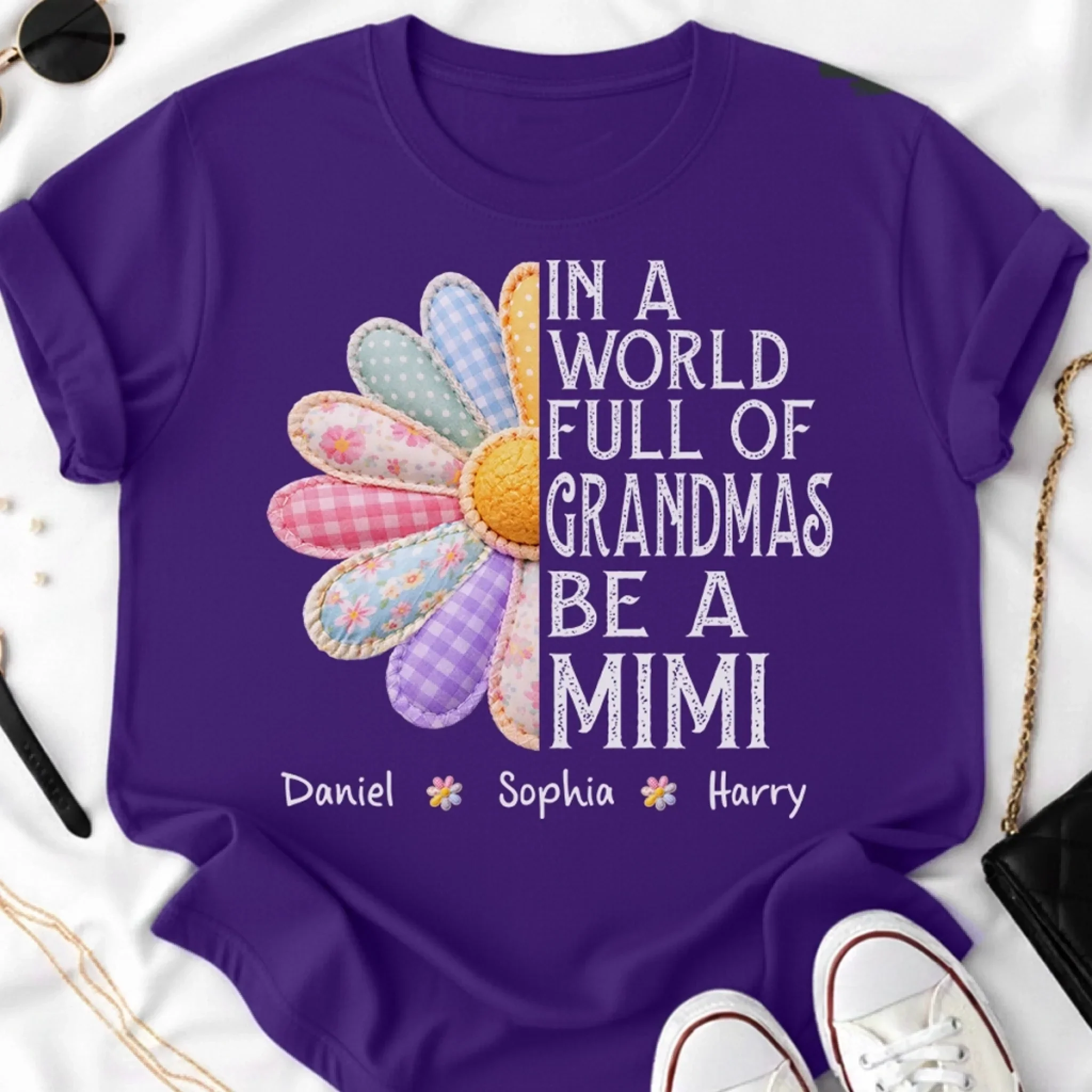 Custom Unisex T-shirt, Premium T-shirt, Hoodie - Personalized Mother's Day Birthday Gifts For Mom, Grandma - Grandma Love Feels Like Home