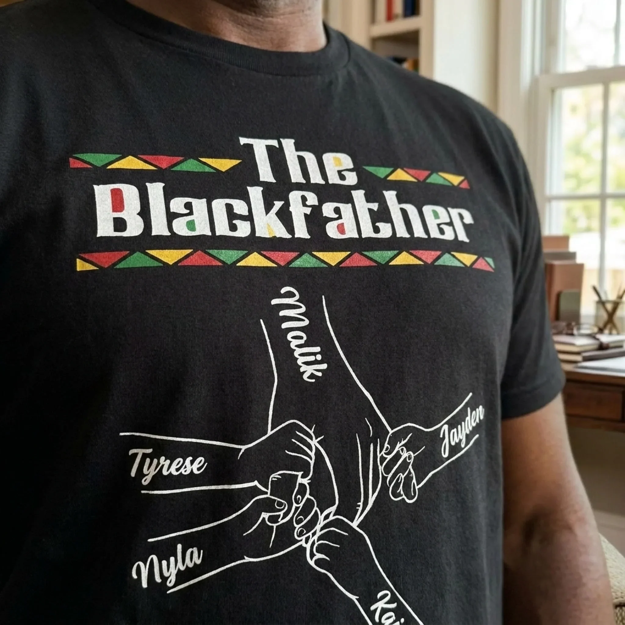 Custom Unisex T-shirt, Premium T-shirt, Hoodie - Personalized Mother's Day Birthday Gifts For Mom, Grandma - The Blackmother - Image 3