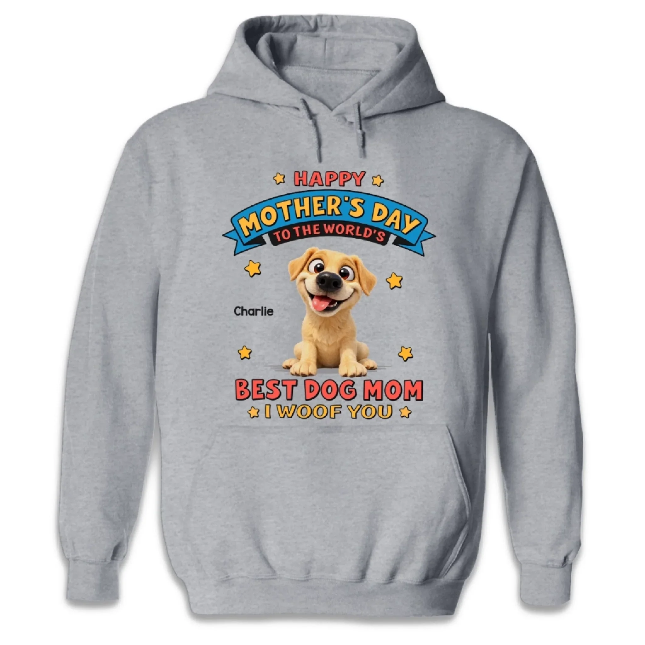 Custom Unisex T-shirt, Premium T-shirt, Hoodie - Personalized Mother's Day Gifts For Dog Lovers, Dog Dad And Mom - The Best Mom In My Pack - Image 5