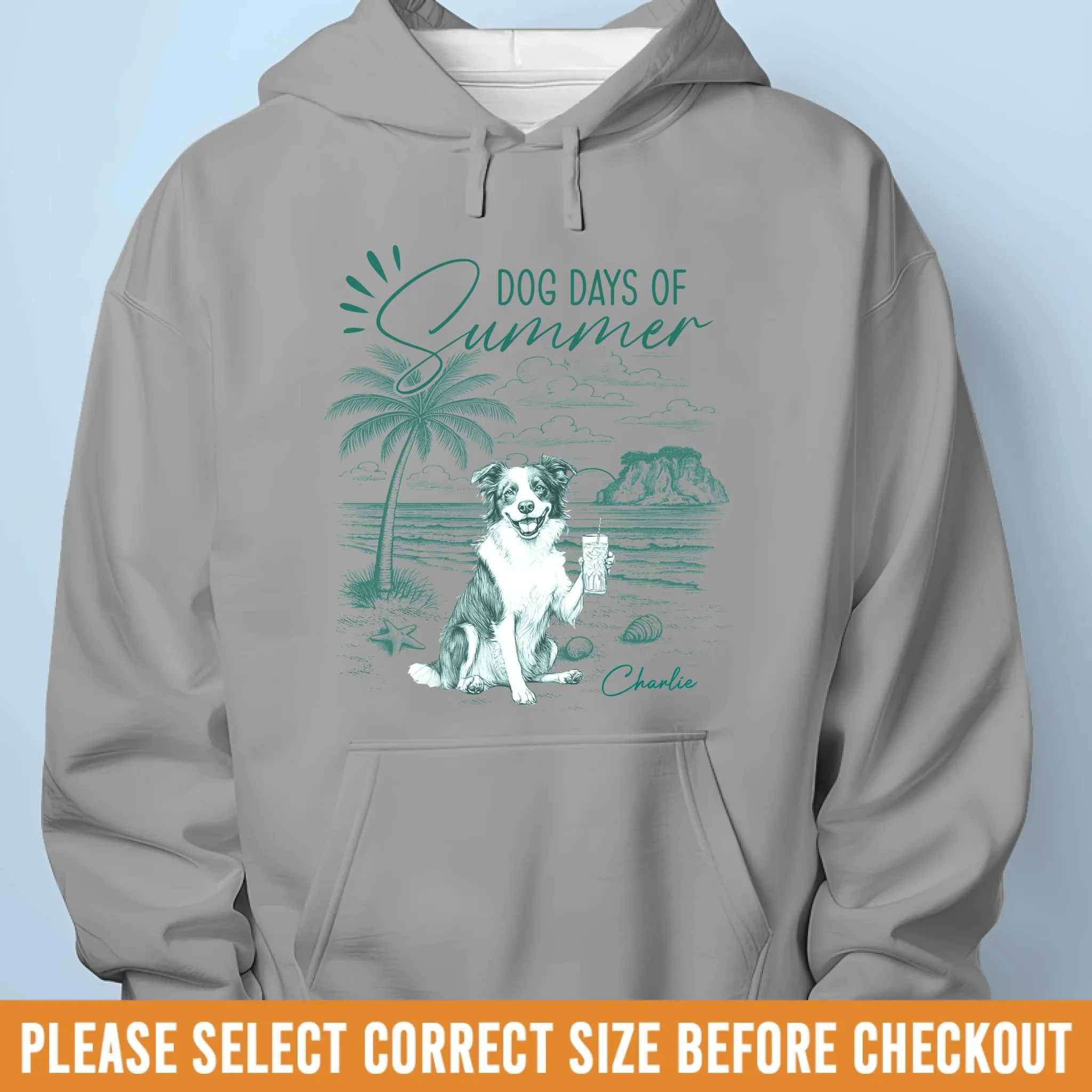 Custom Unisex T-shirt, Premium T-shirt, Hoodie - Personalized Summer Vacation And Travel Gifts For Dog Lovers, Dog Dad And Mom - Living My Best Dog Days - Image 7