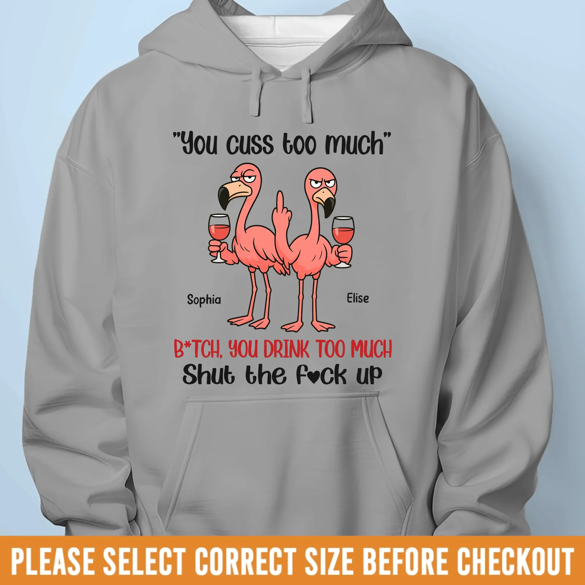 Custom Unisex T-shirt, Premium T-shirt, Hoodie - Personalized Summer Vacation And Travel Gifts For Women - Chosen Sisters, Forever Bonded - Image 8