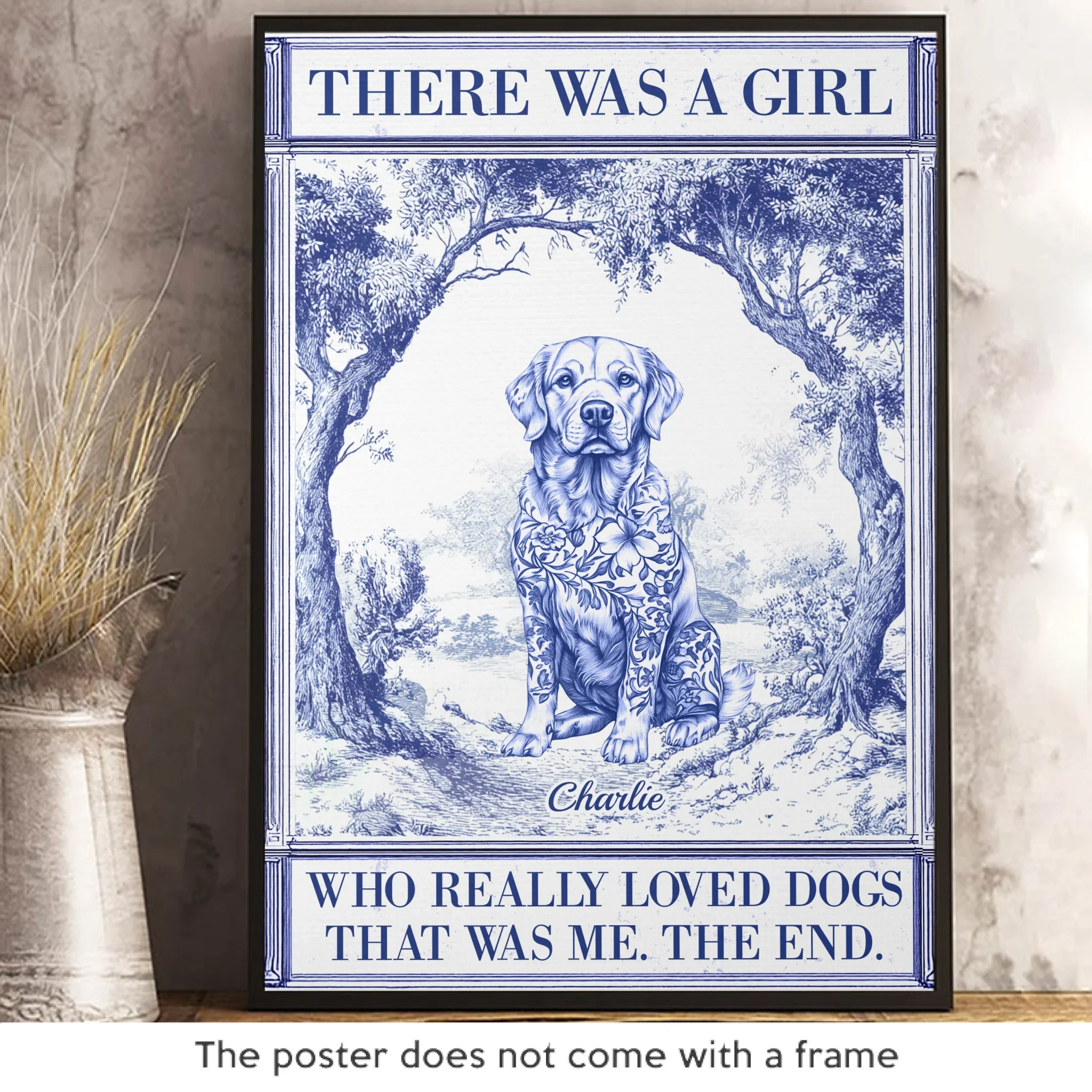 Custom Vertical Poster - Personalized Birthday Gifts For Dog Lovers, Dog Dad And Mom - Crazy Dog Lady - Image 2