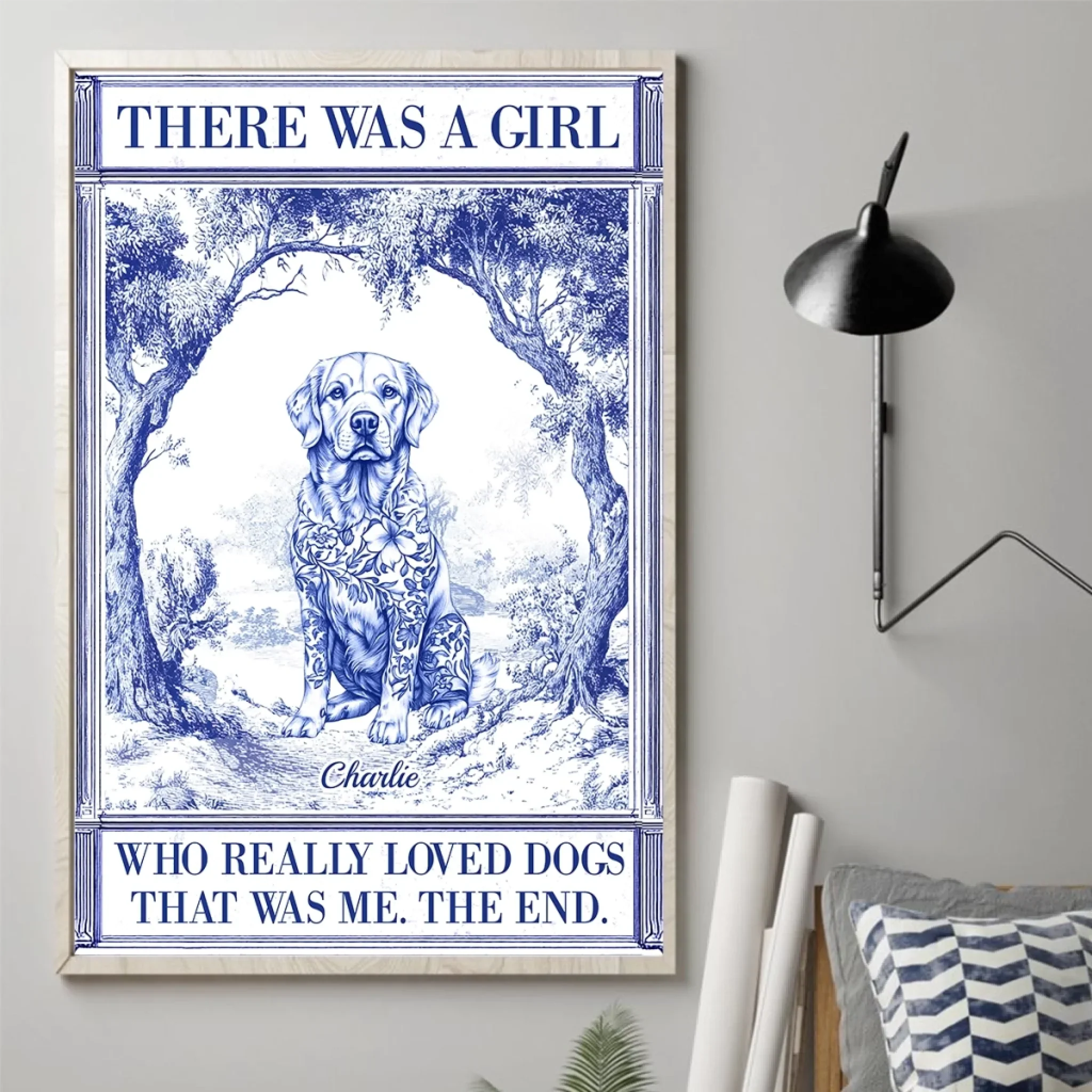 Custom Vertical Poster - Personalized Birthday Gifts For Dog Lovers, Dog Dad And Mom - Crazy Dog Lady - Image 3