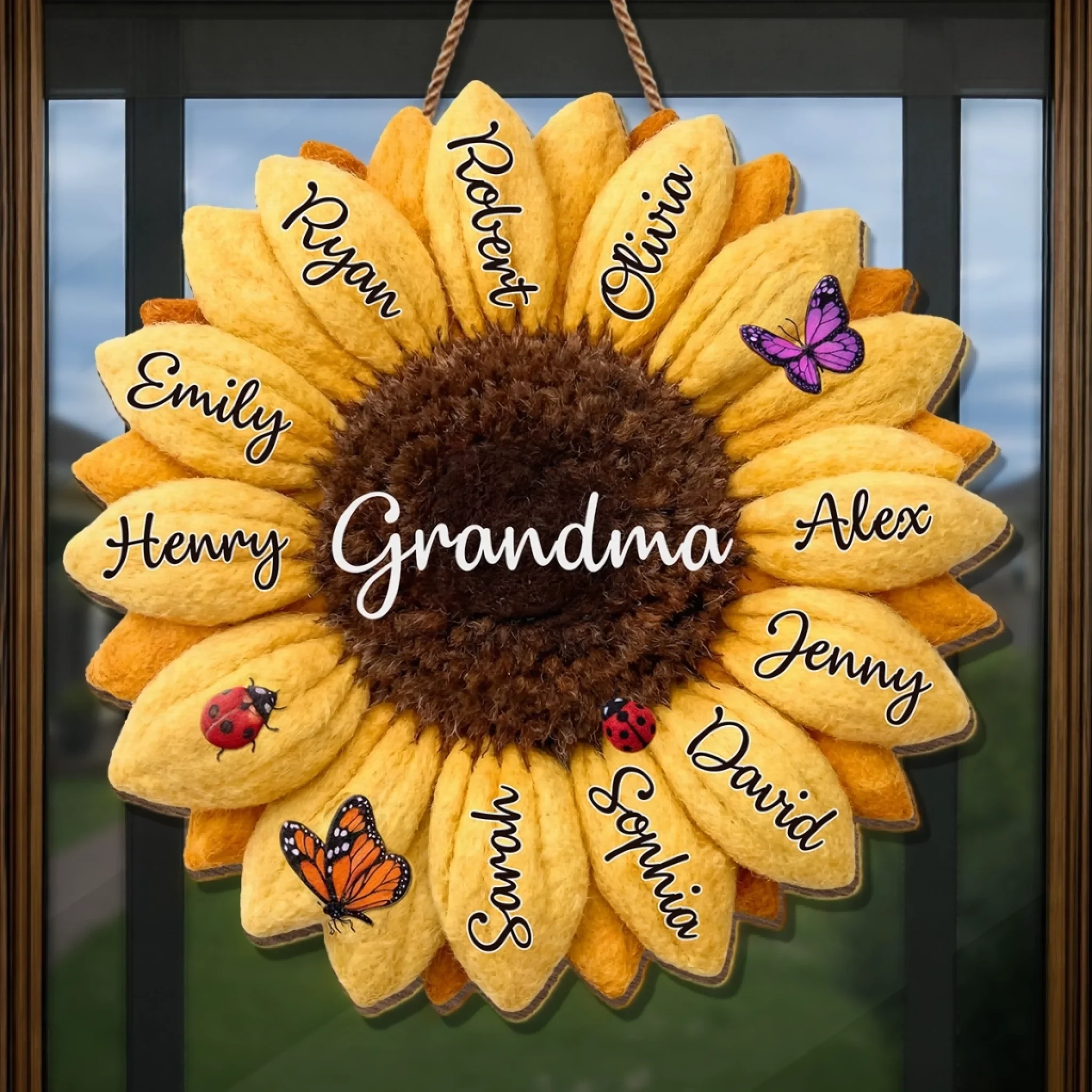 Custom Wood Sign - Personalized Birthday Gifts For Mom, Grandma - Blessed To Have You - Image 4