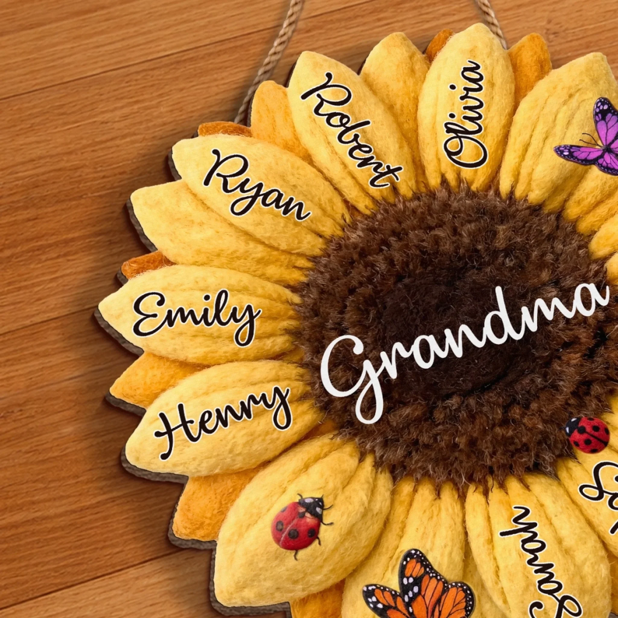 Custom Wood Sign - Personalized Birthday Gifts For Mom, Grandma - Blessed To Have You - Image 7