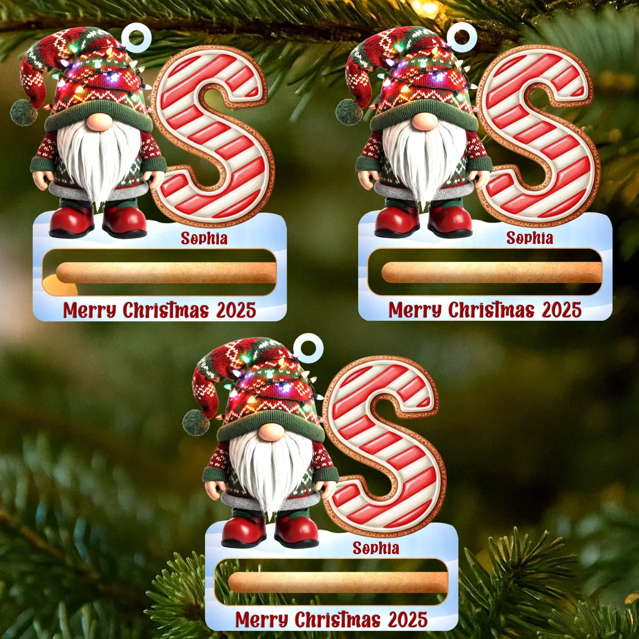 Custom Wooden Money Holder Ornament - Personalized Christmas Birthday Gifts For Kids - Magical Christmas Moments For Little Ones - Image 4